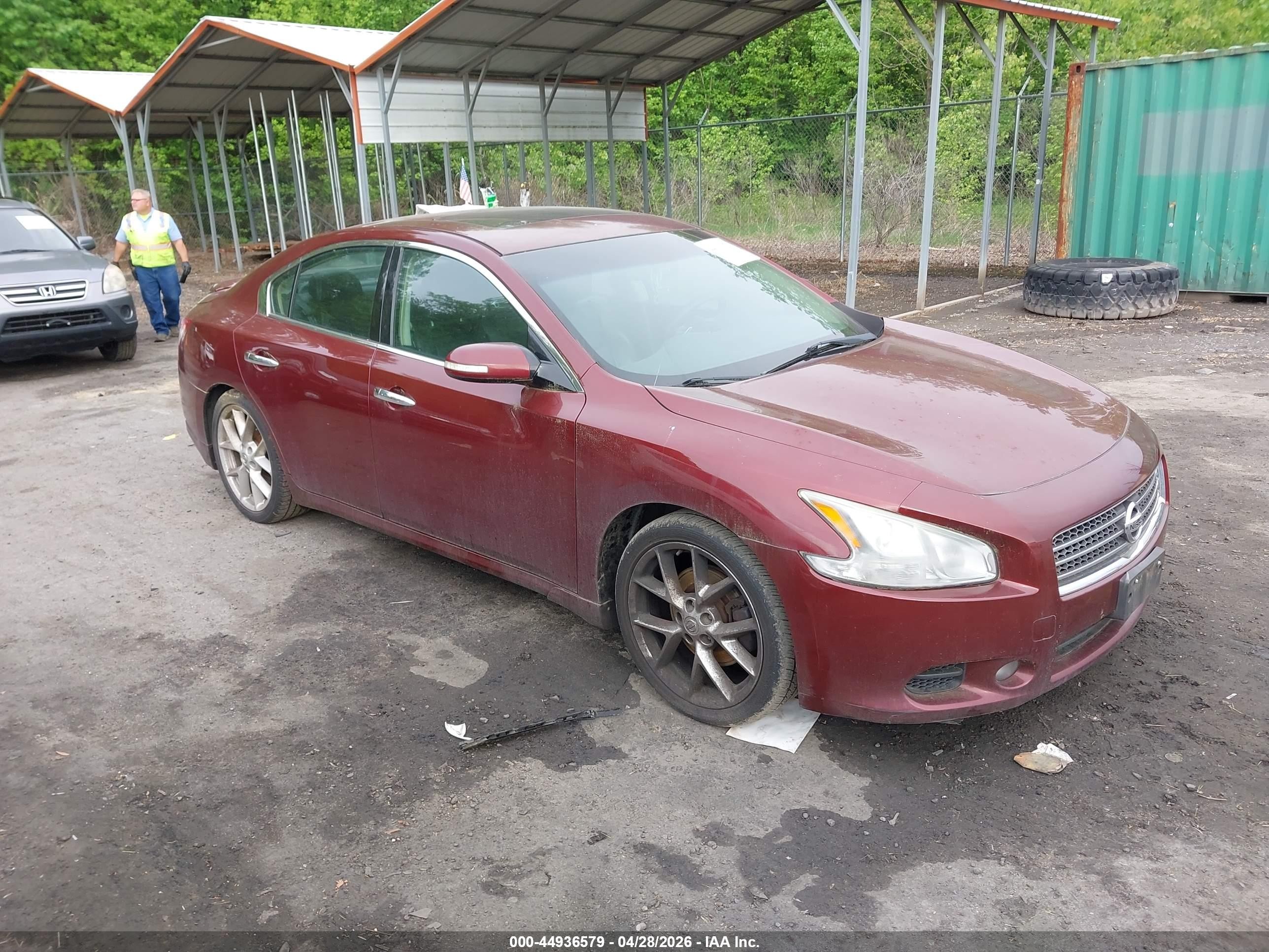 2010 Nissan Maxima SV, VIN 1N4AA5AP3AC852858 — Normal wear