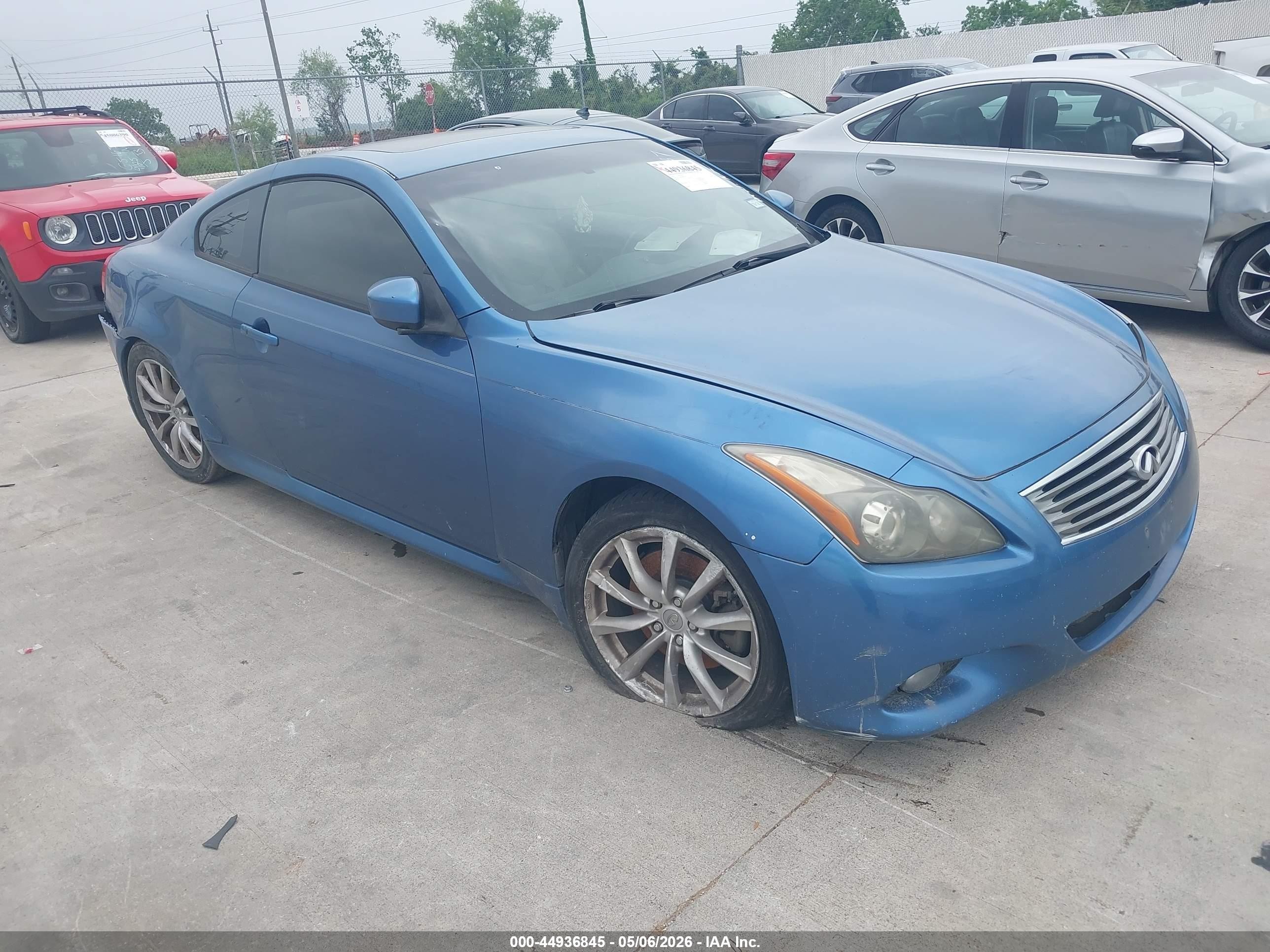 2013 Infiniti G37 Journey, VIN JN1CV6EK4DM922137 — Repossession