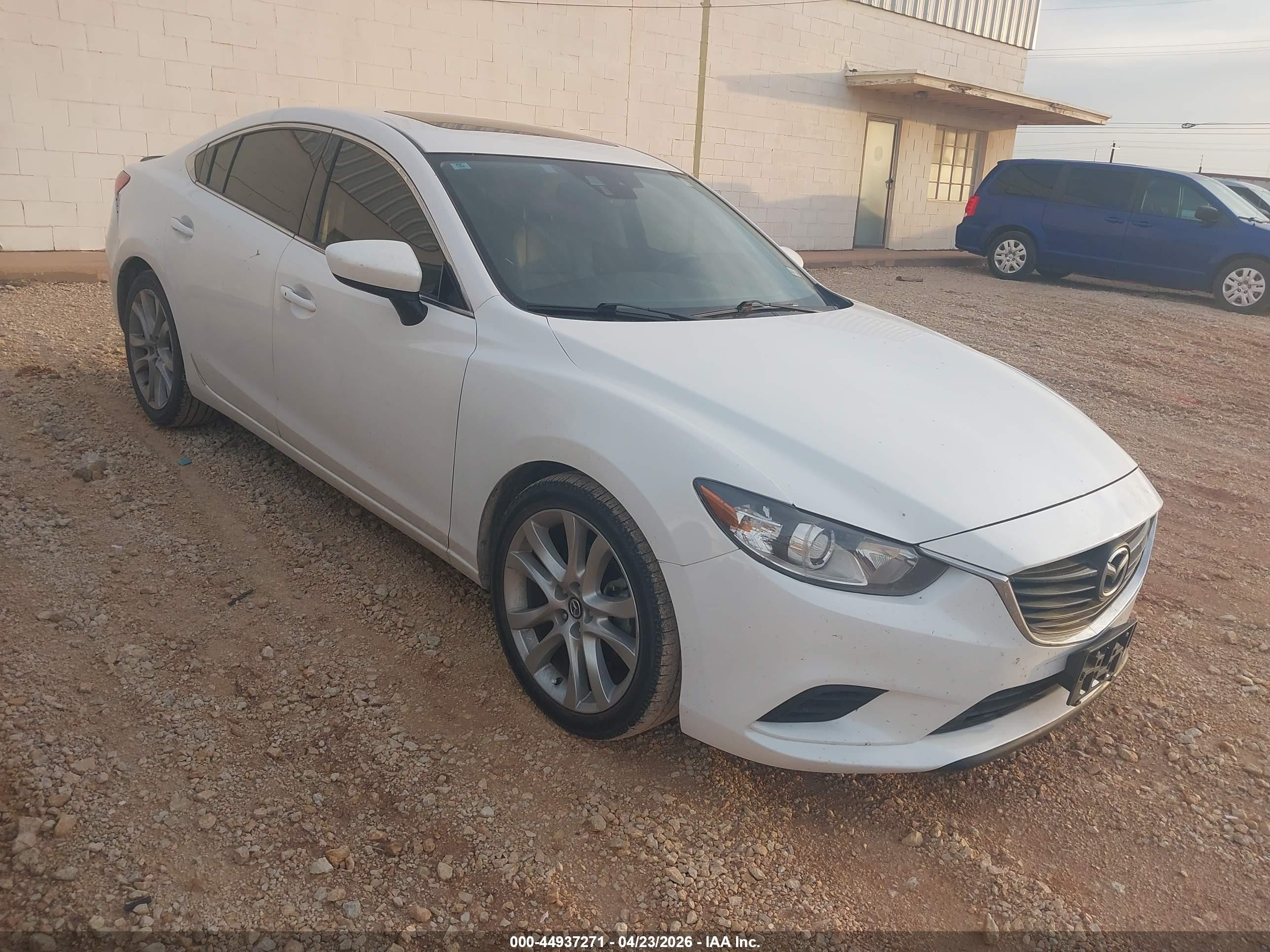 2015 Mazda 6 i Touring, VIN JM1GJ1T69F1173813 — Repossession
