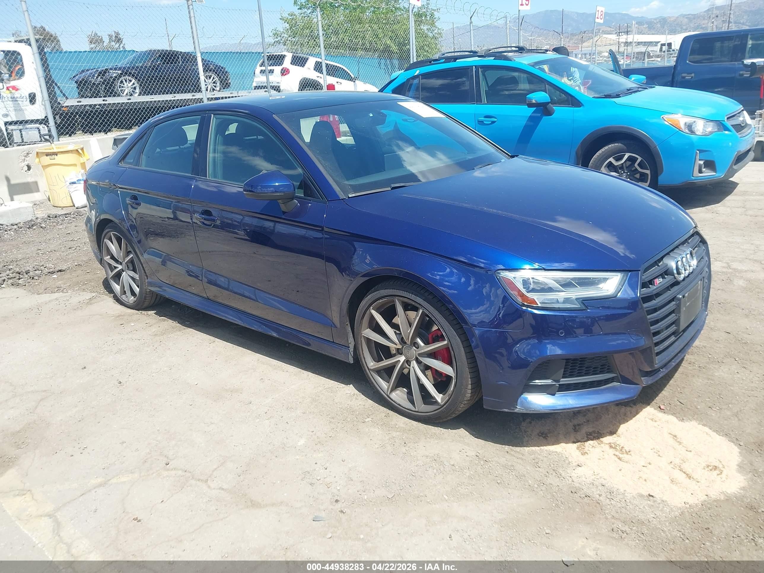 2018 Audi S3 Premium Plus, VIN WAUB1GFF5J1036026 — Side