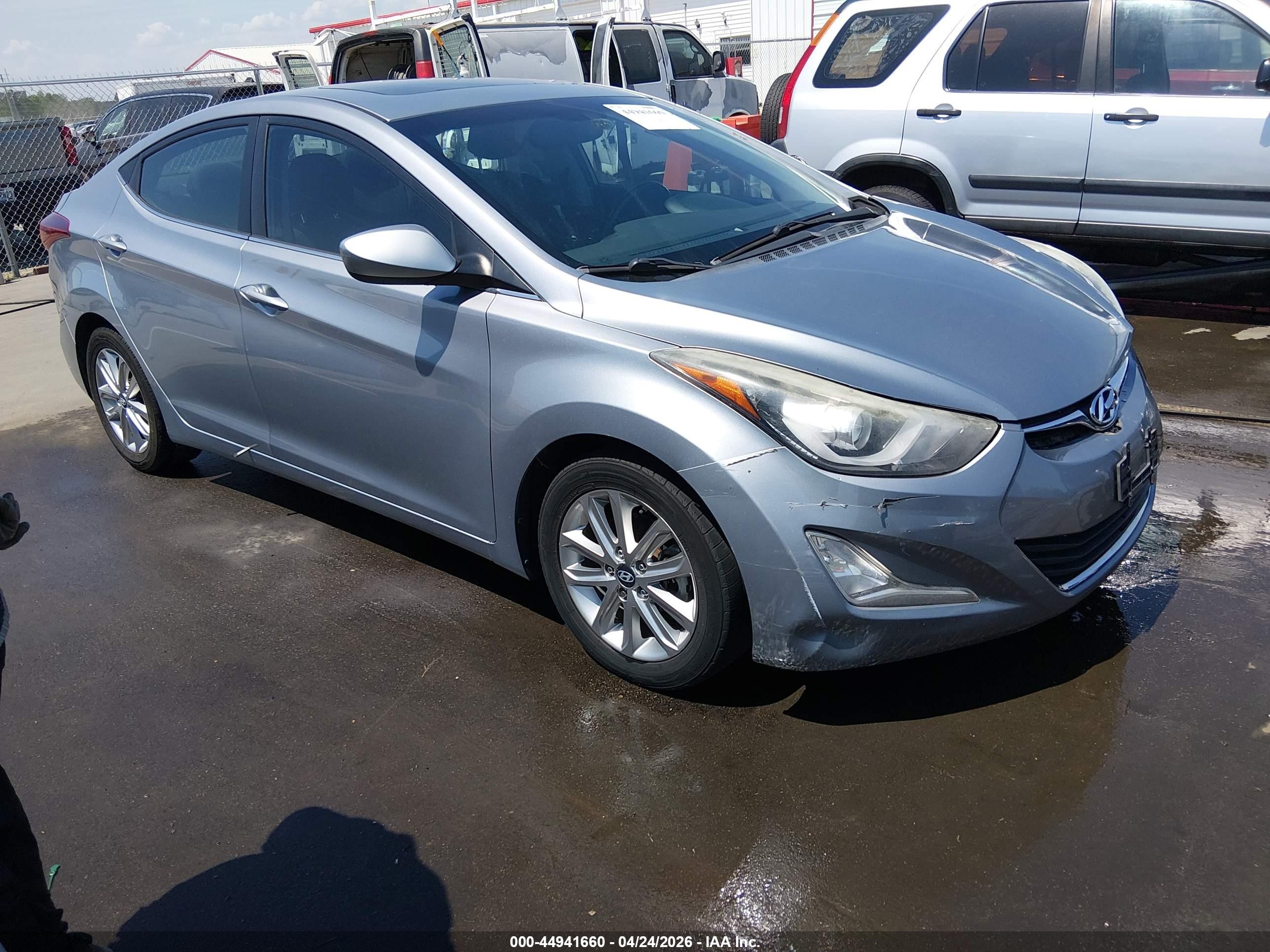 2015 Hyundai Elantra SE, VIN 5NPDH4AE5FH552214 — Theft recovery