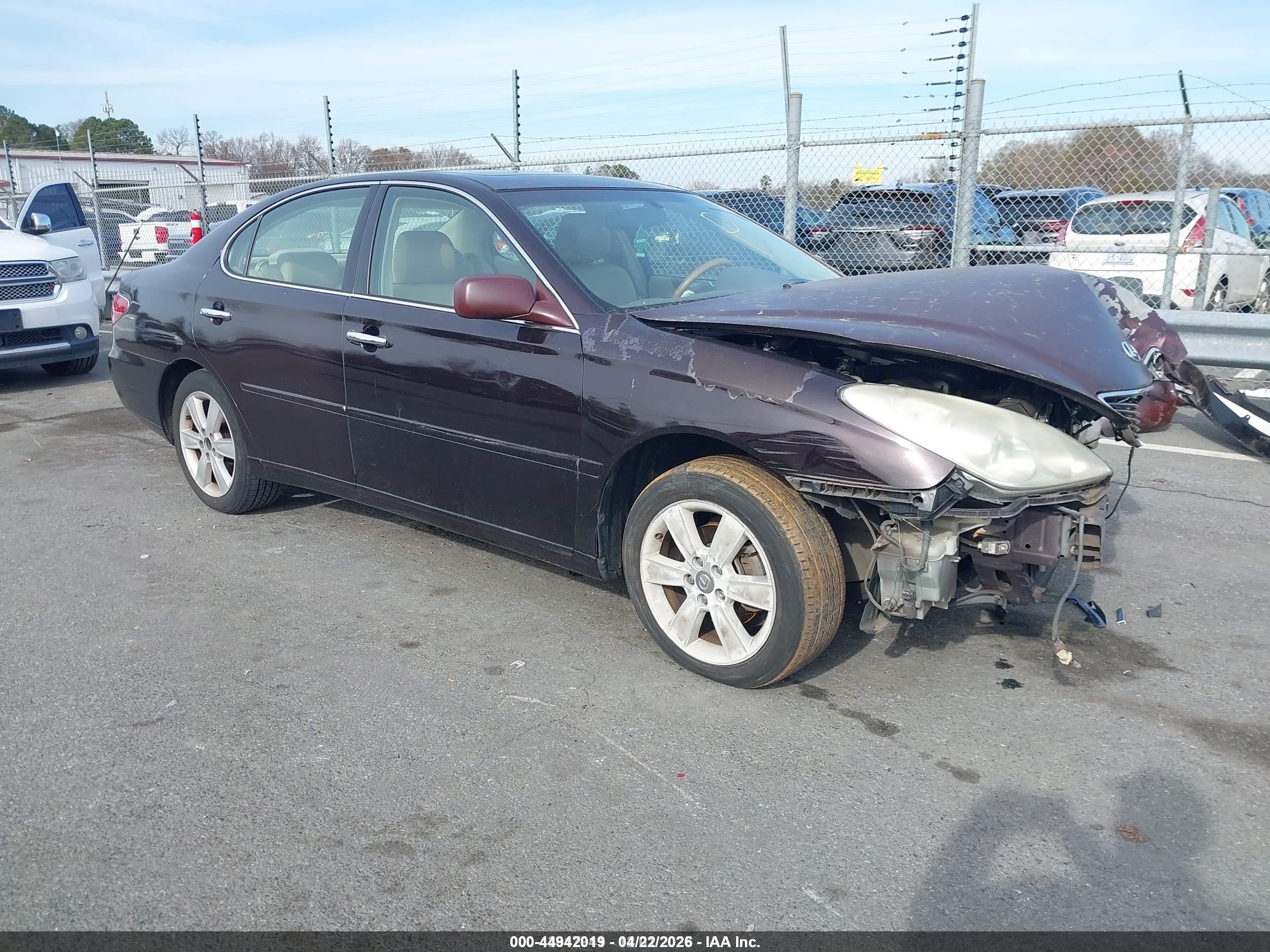 2006 Lexus ES 350, VIN JTHBA30G465159554 — Front end