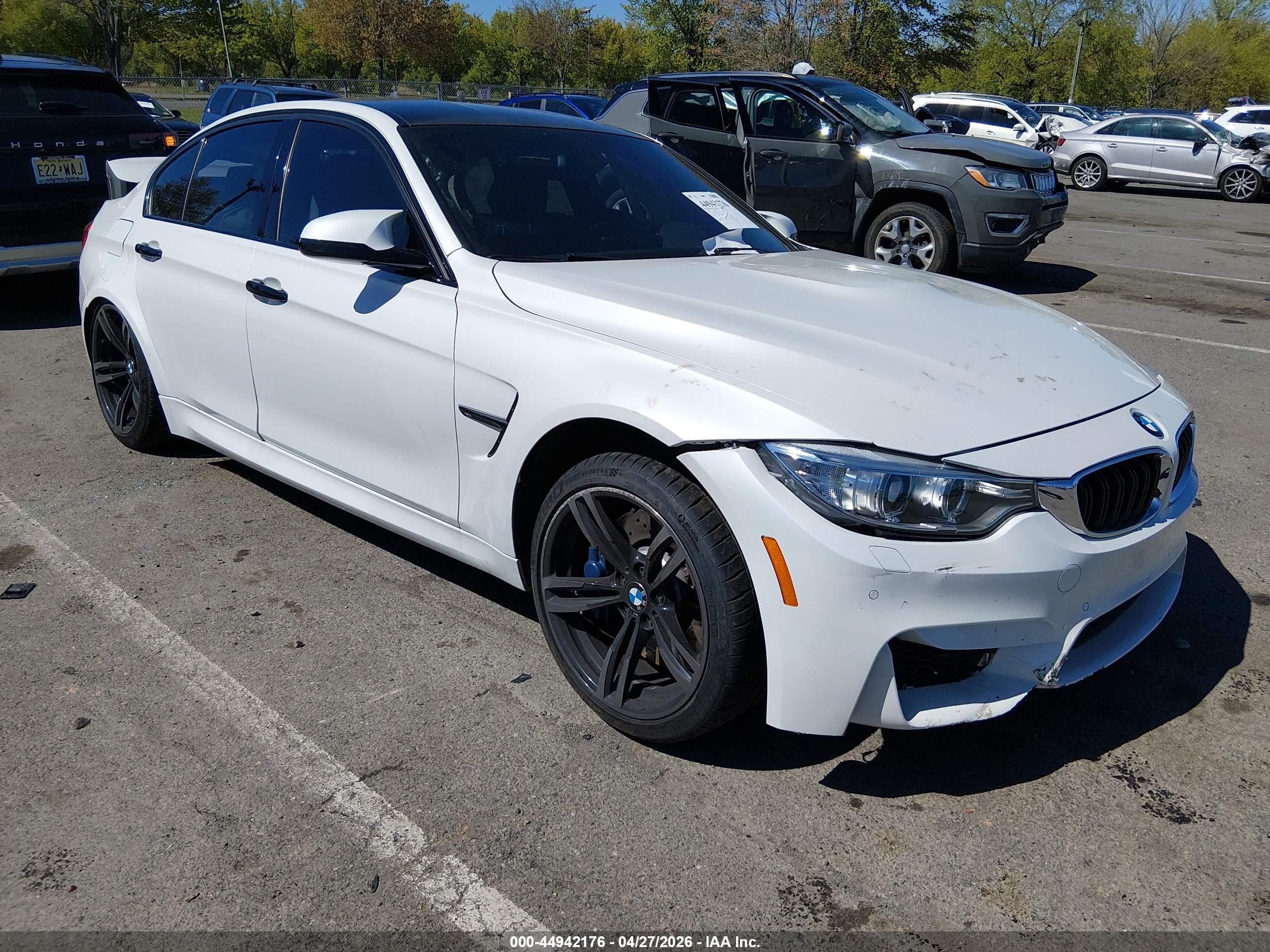 2015 BMW M3, VIN WBS3C9C56FP805378 — Зад