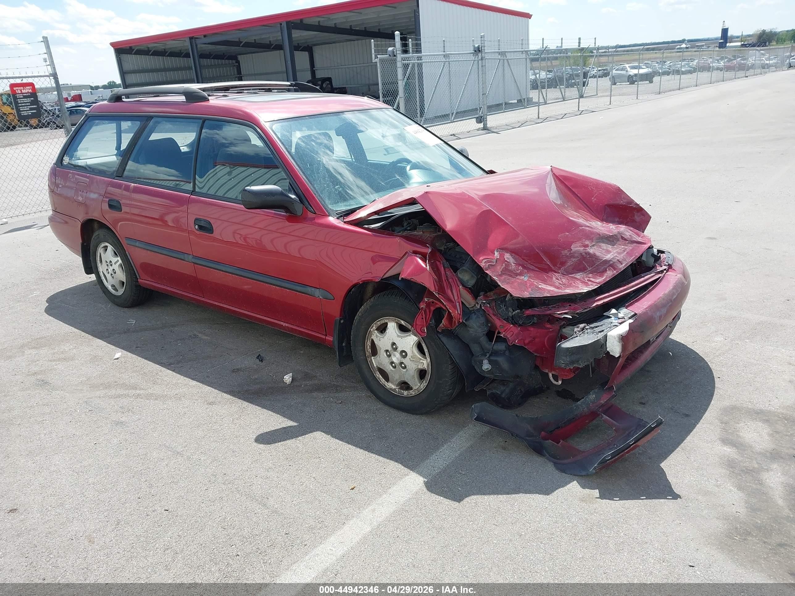 1998 Subaru Legacy L, VIN 4S3BK4357W7308459 — Перед