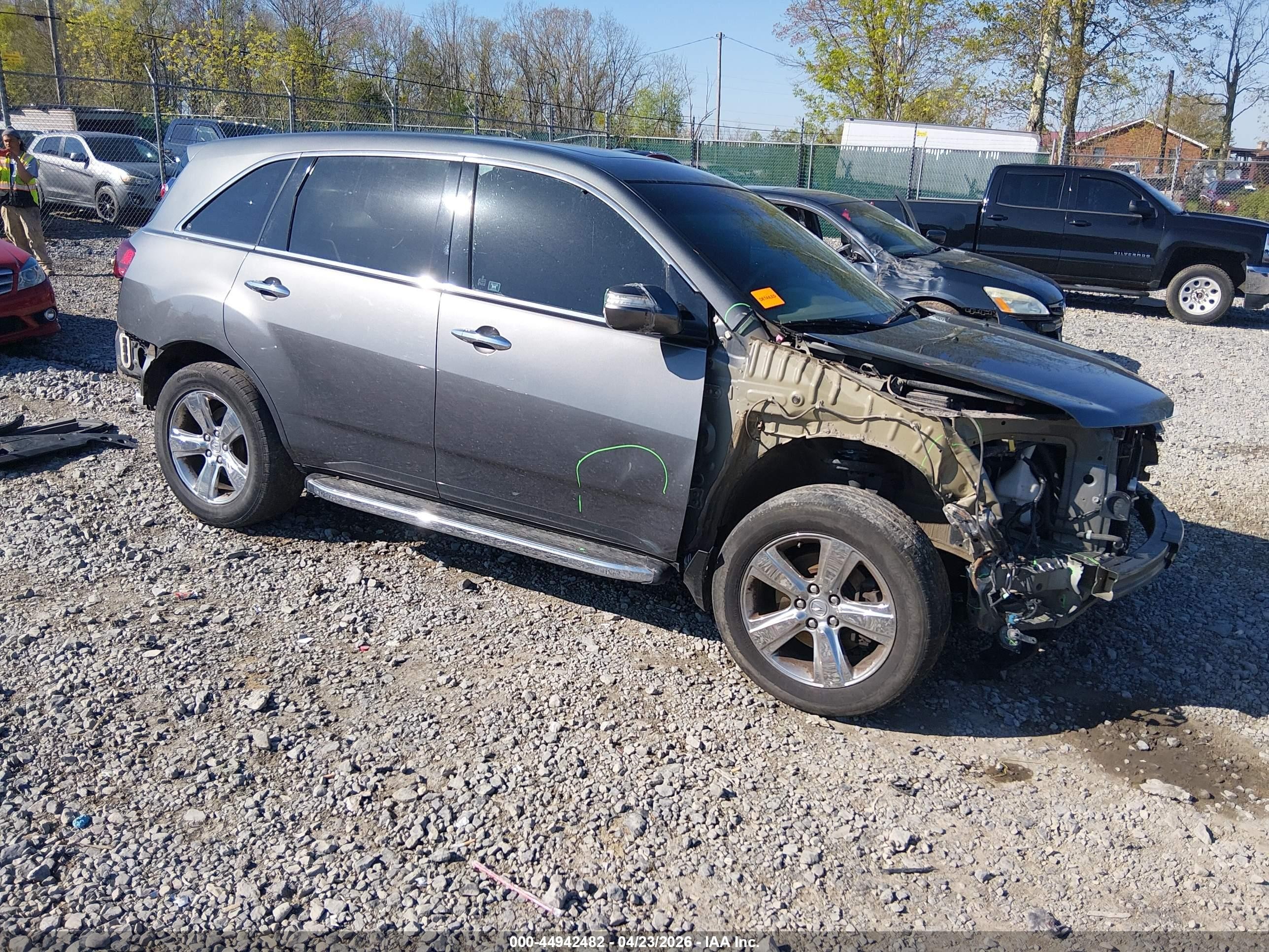 2012 Acura MDX Technology, VIN 2HNYD2H32CH544057 — All over