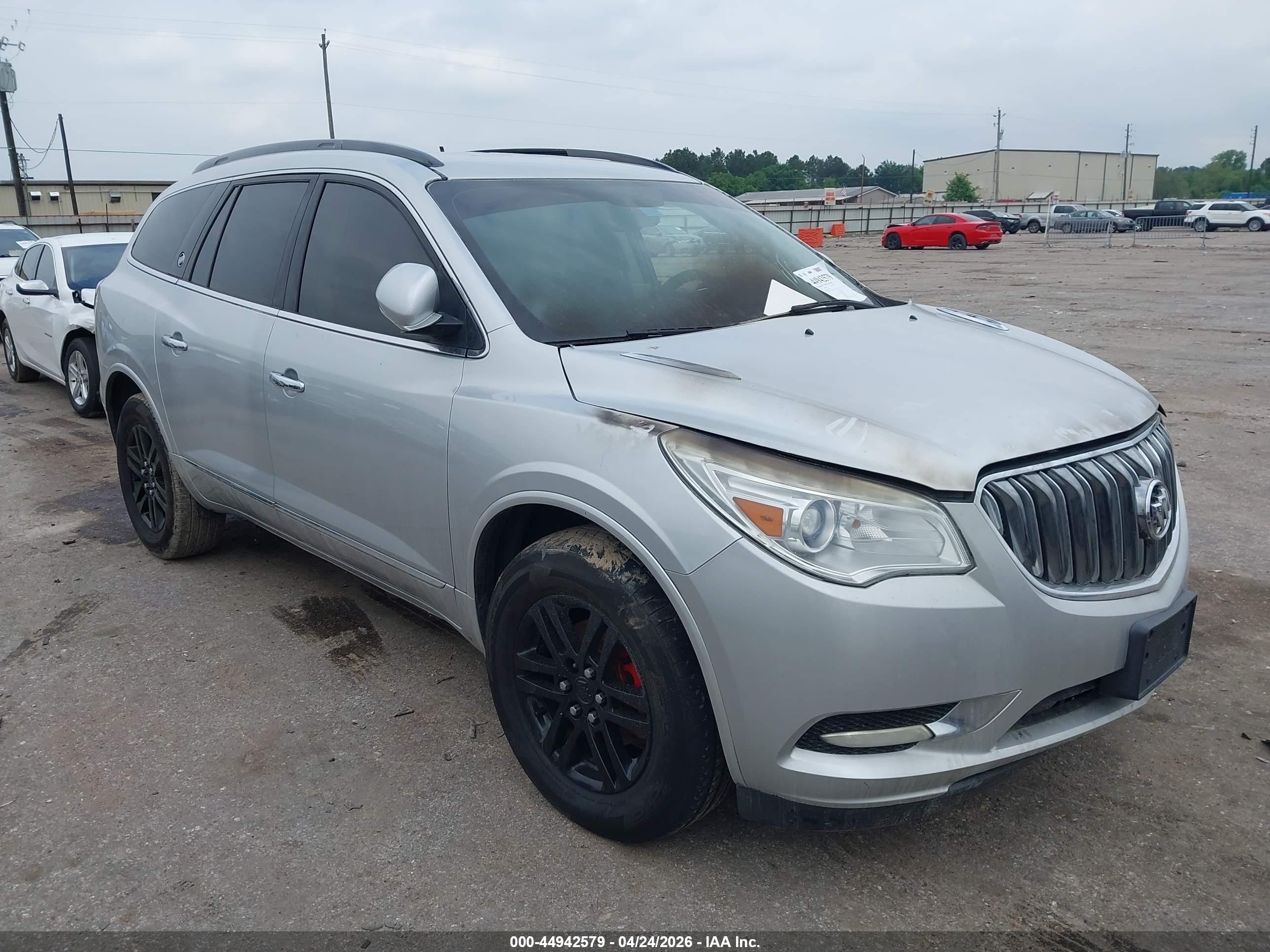 2014 Buick Enclave Convenience, VIN 5GAKRAKD5EJ147194 — Engine fire