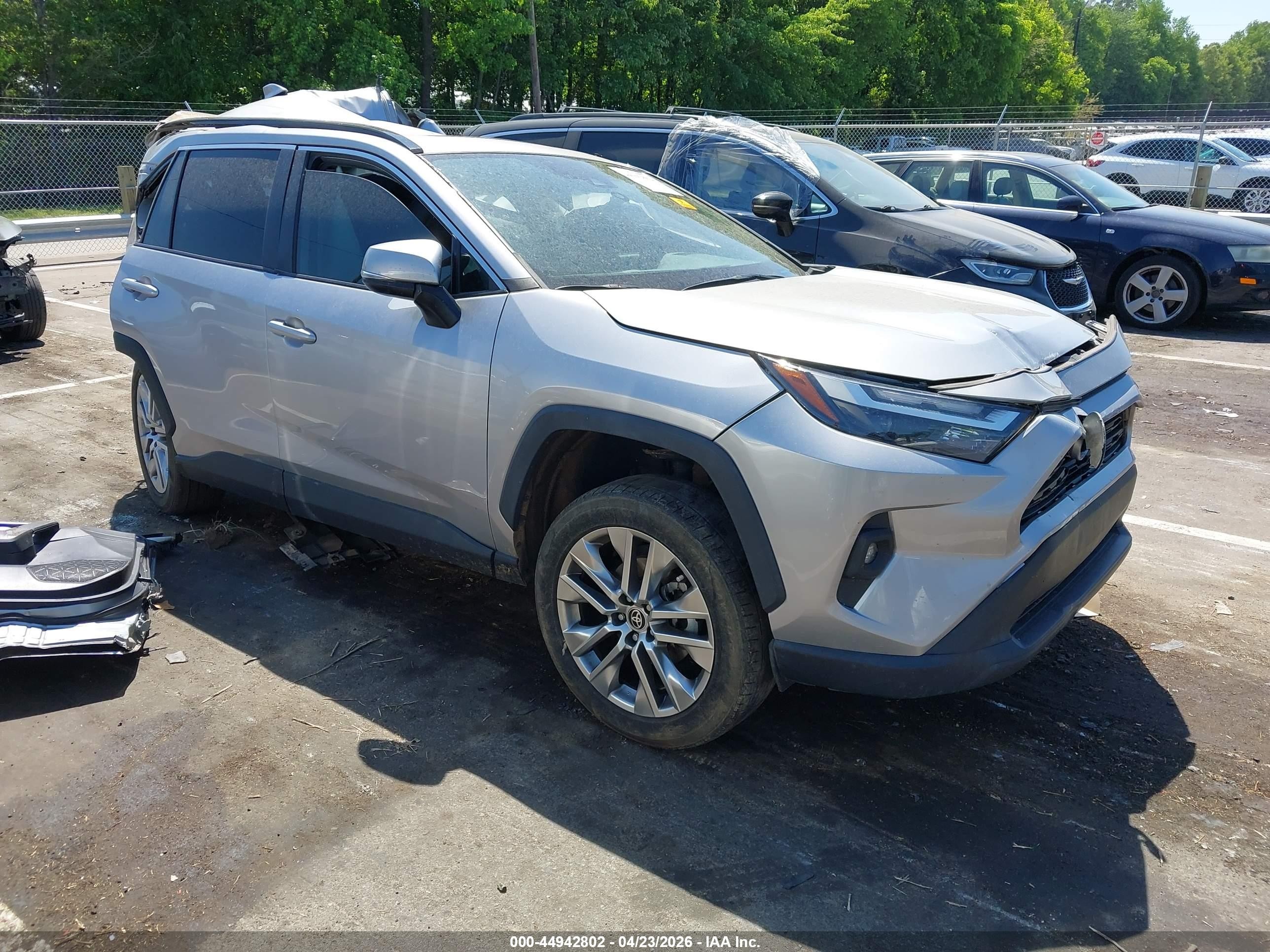 2022 Toyota RAV4 XLE Premium, VIN 2T3C1RFV2NC181284 — Biohazard / chemical