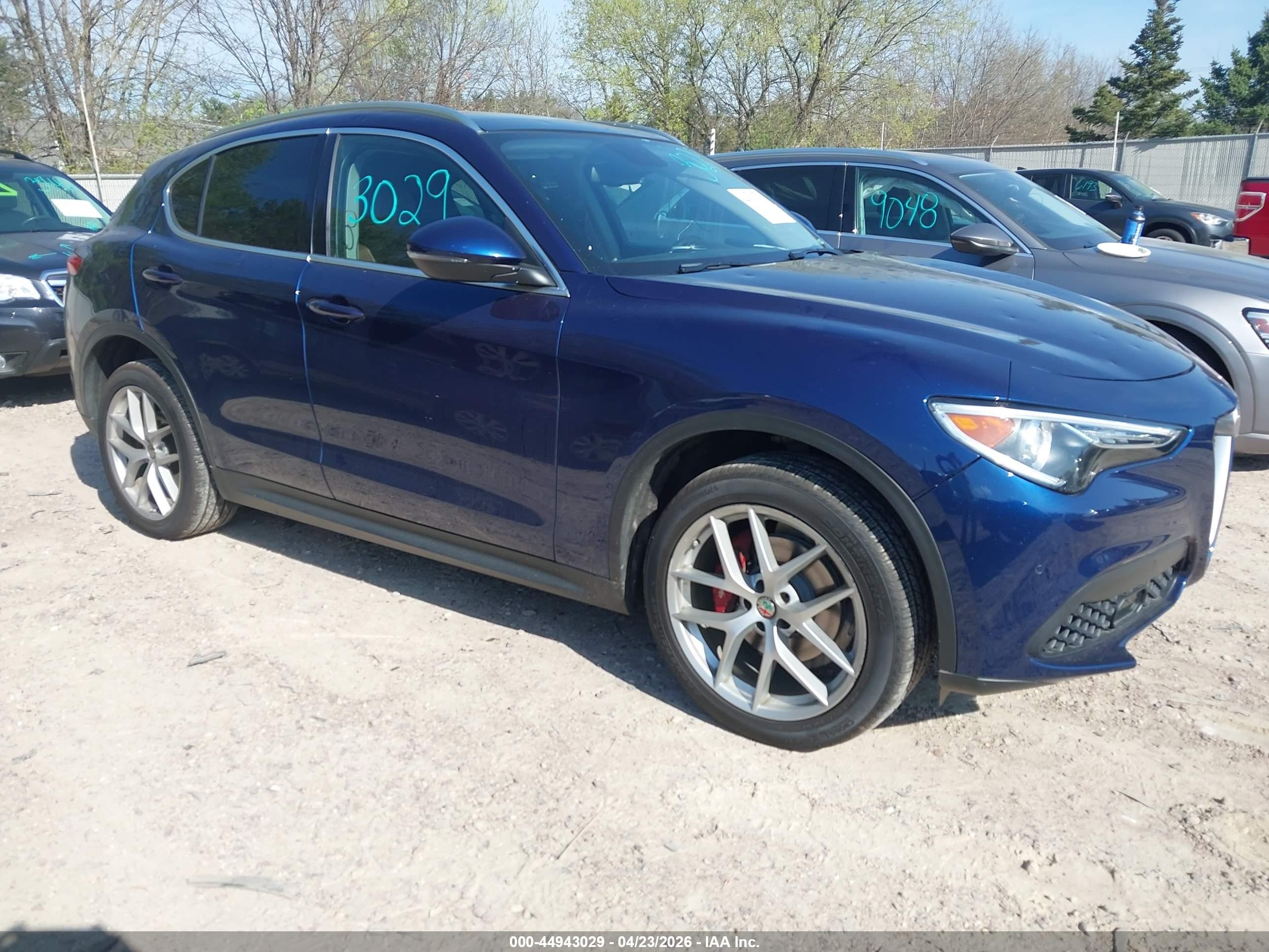 2018 Alfa Romeo Stelvio Ti Lusso, VIN ZASFAKRN4J7C26916 — Hail