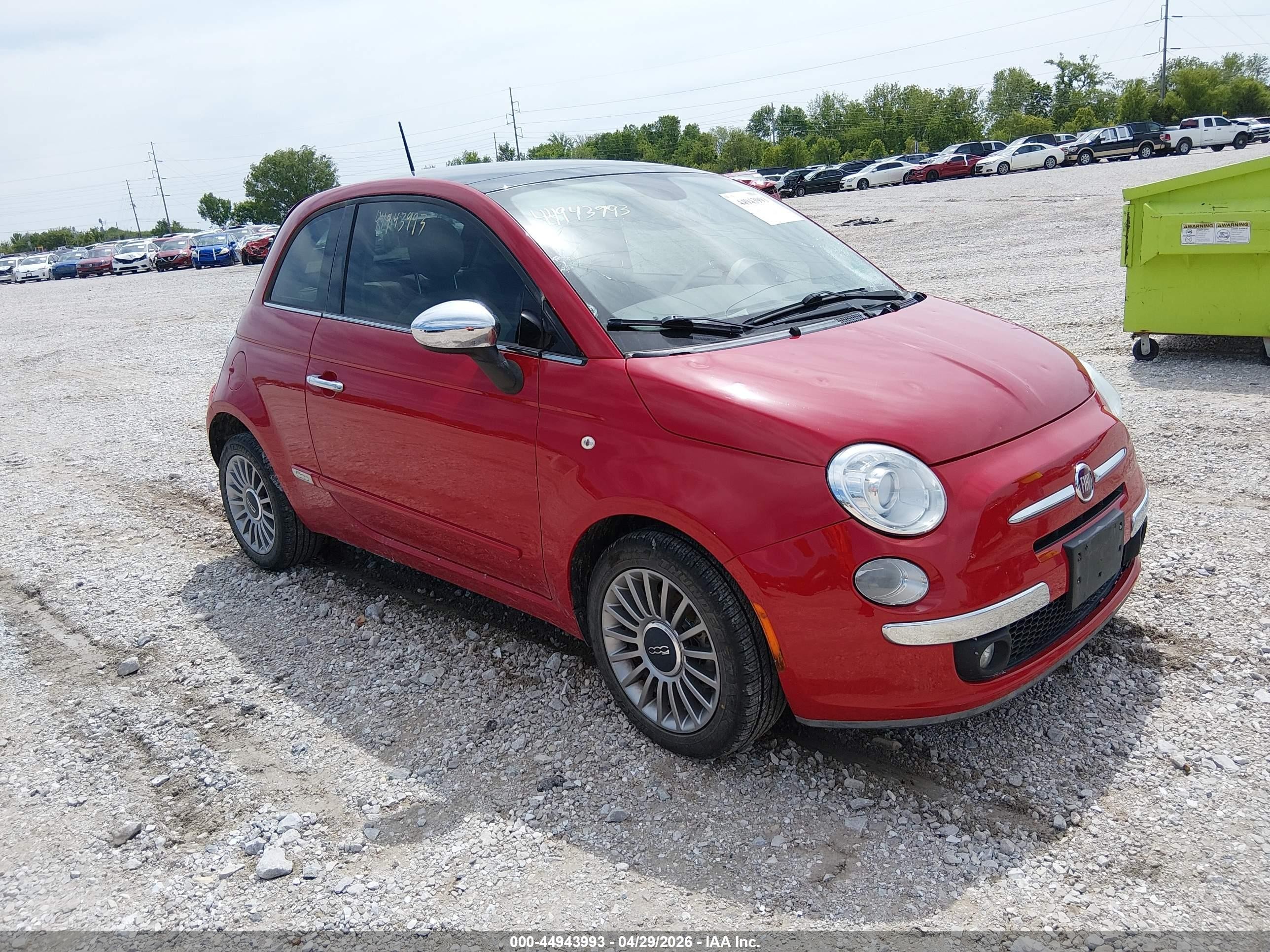 2015 FIAT 500 1957 Edition, VIN 3C3CFFCR2FT603640 — Rear end