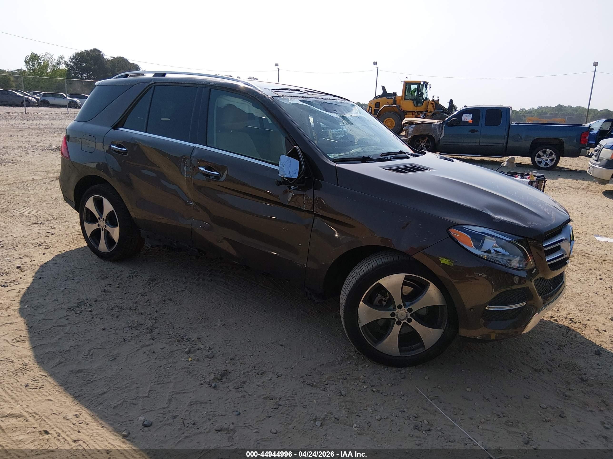2016 Mercedes-Benz GLE 350, VIN 4JGDA5JB6GA788214 — Rollover