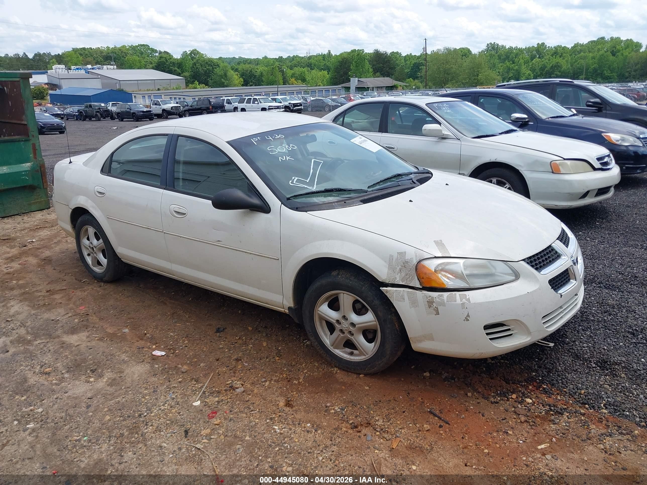 2005 Dodge Stratus SXT, VIN 1B3EL46X55N646543 — Biohazard / chemical