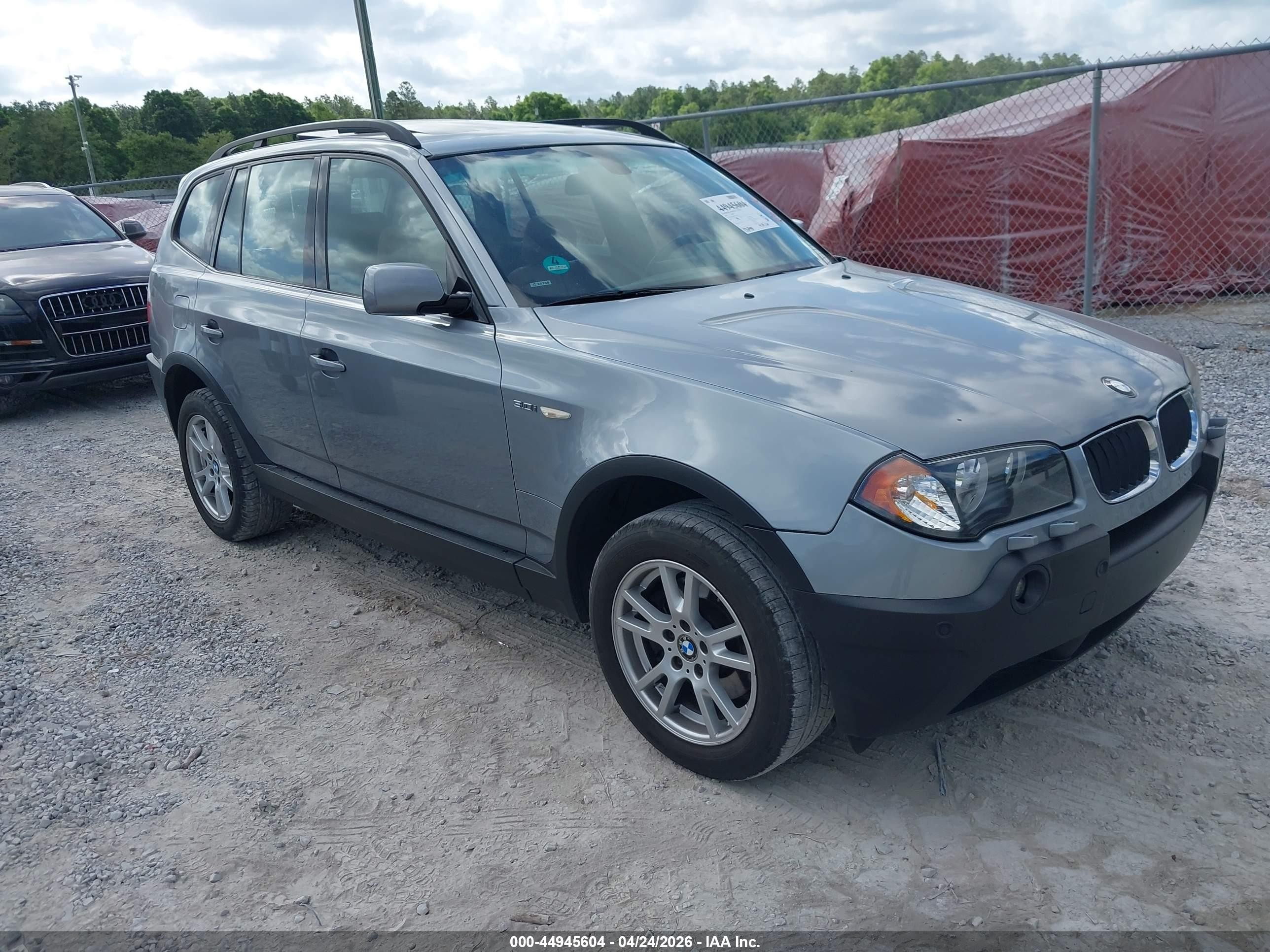 2004 BMW X3 3.0i, VIN WBXPA93494WA30976 — Roof