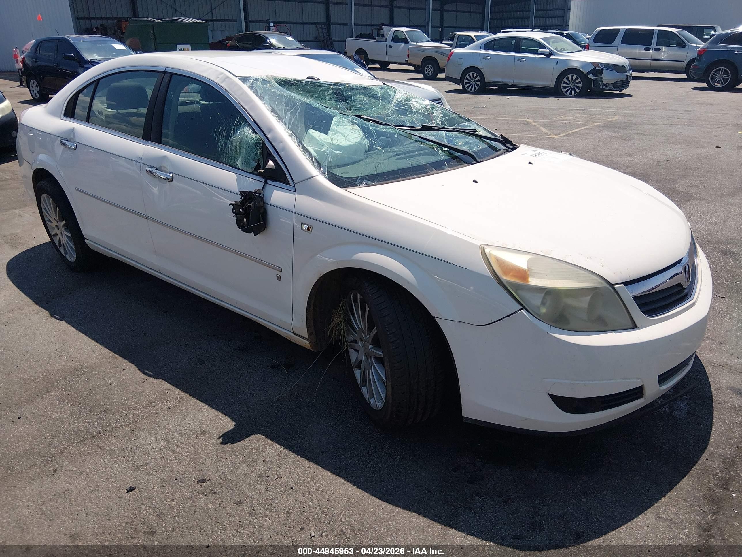 2007 Saturn Aura XR, VIN 1G8ZV577X7F146724 — Опрокидывание