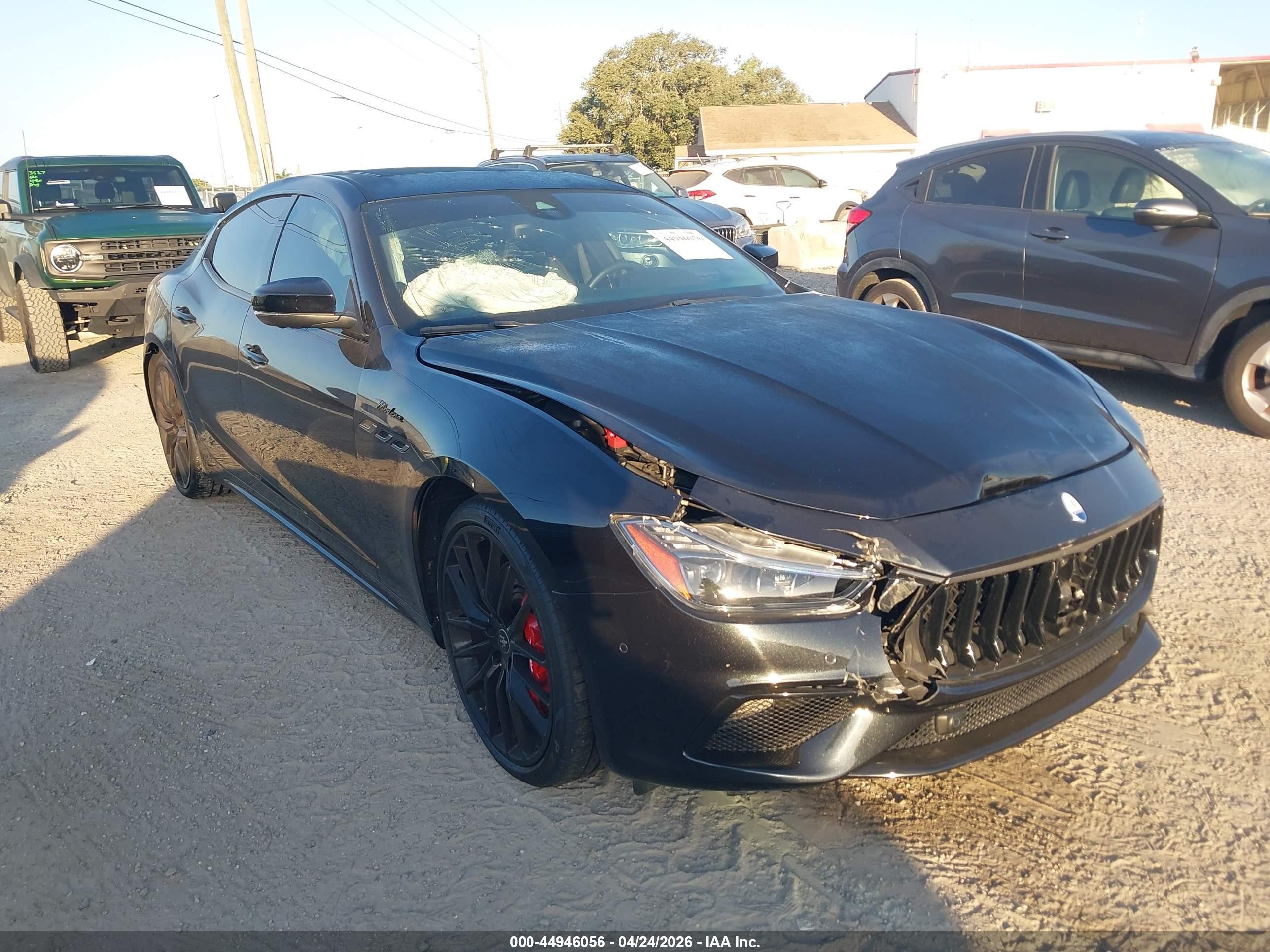 2024 Maserati Ghibli Modena Ultima Q4, VIN ZAM57YTM3RX452829 — Front end
