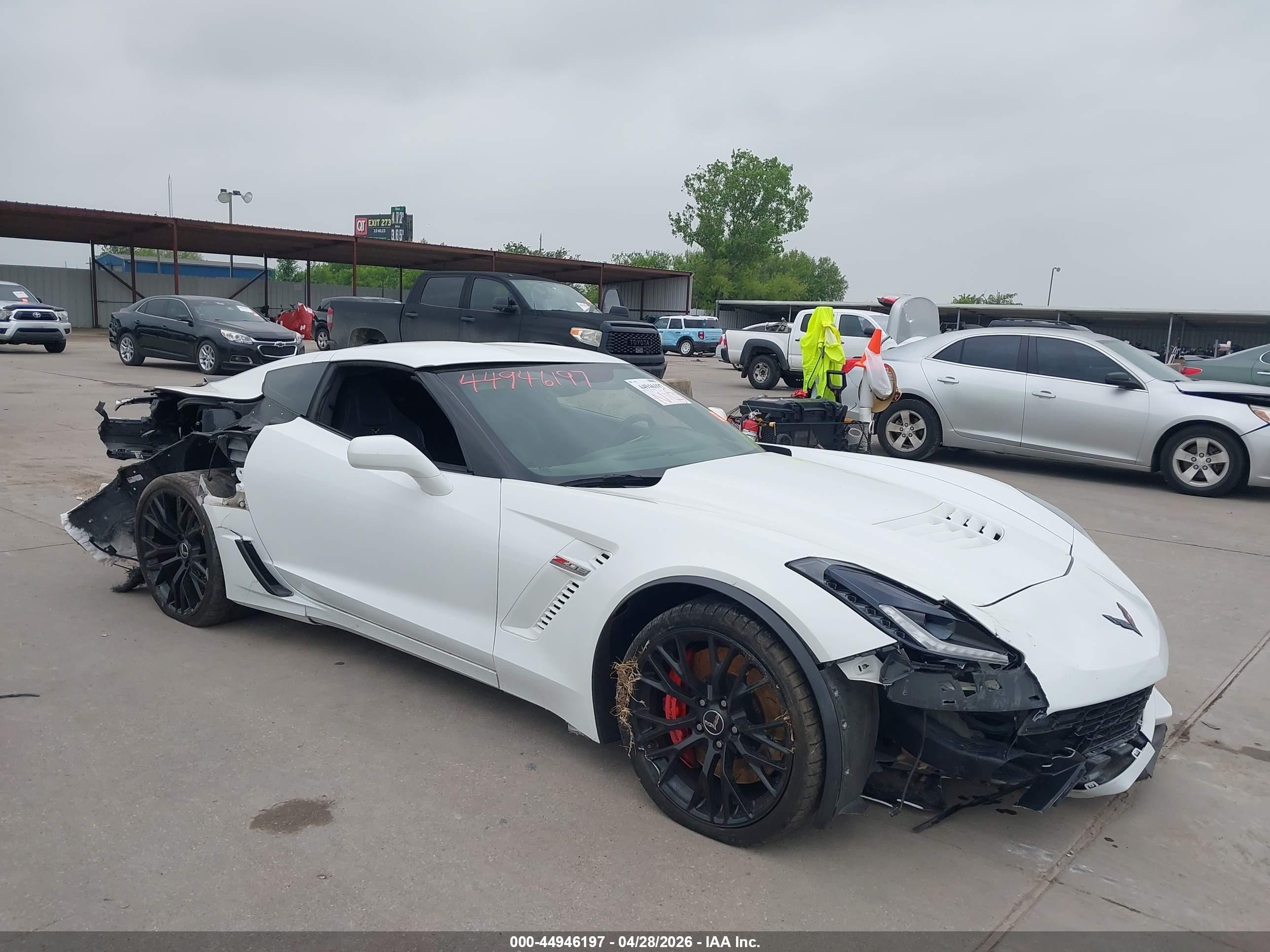 2015 Chevrolet Corvette Z06 2LZ, VIN 1G1YS2D66F5604177 — Rear end