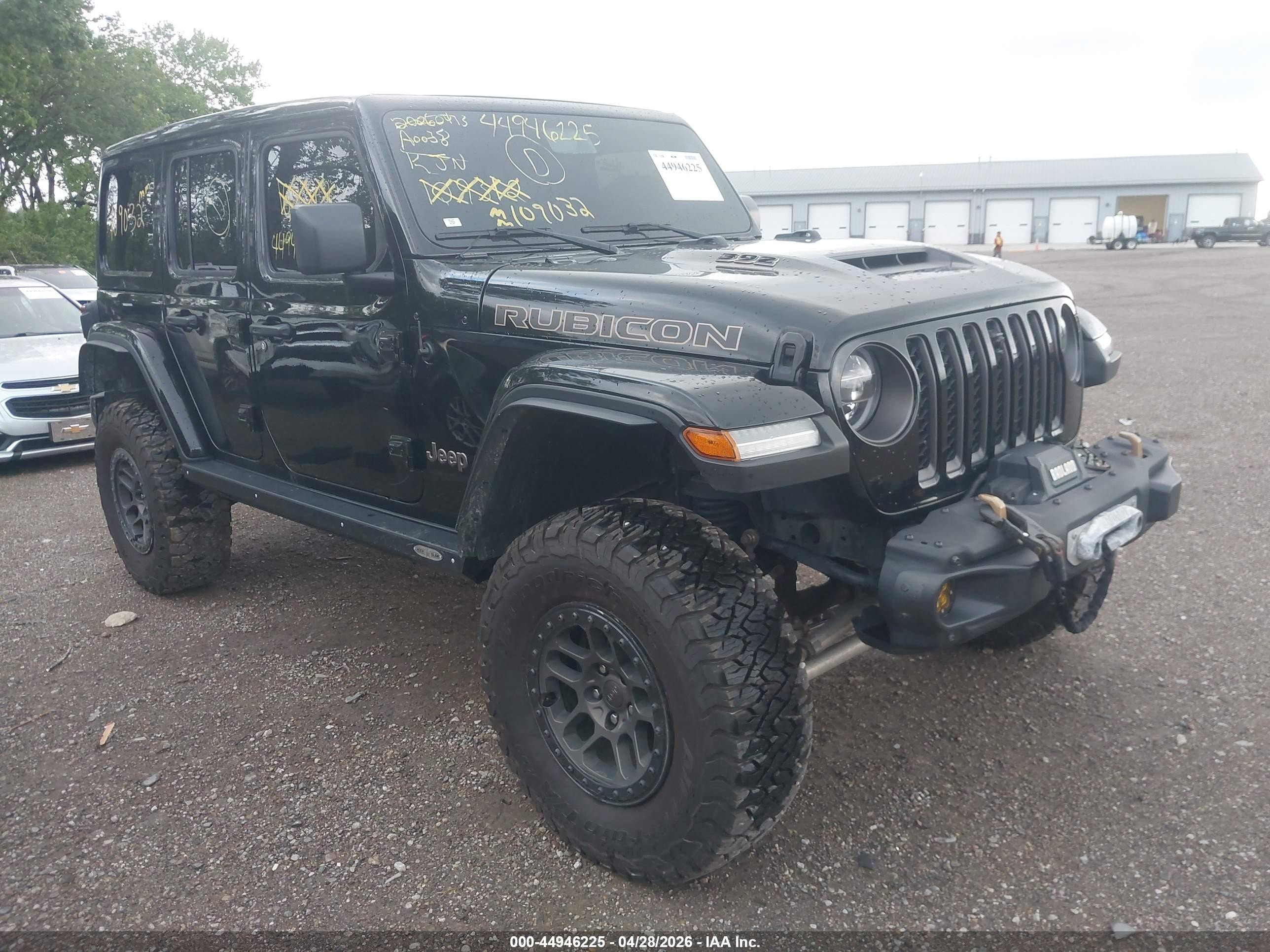 2022 Jeep Wrangler Unlimited Rubicon 392, VIN 1C4JJXSJ2NW109032 — После угона