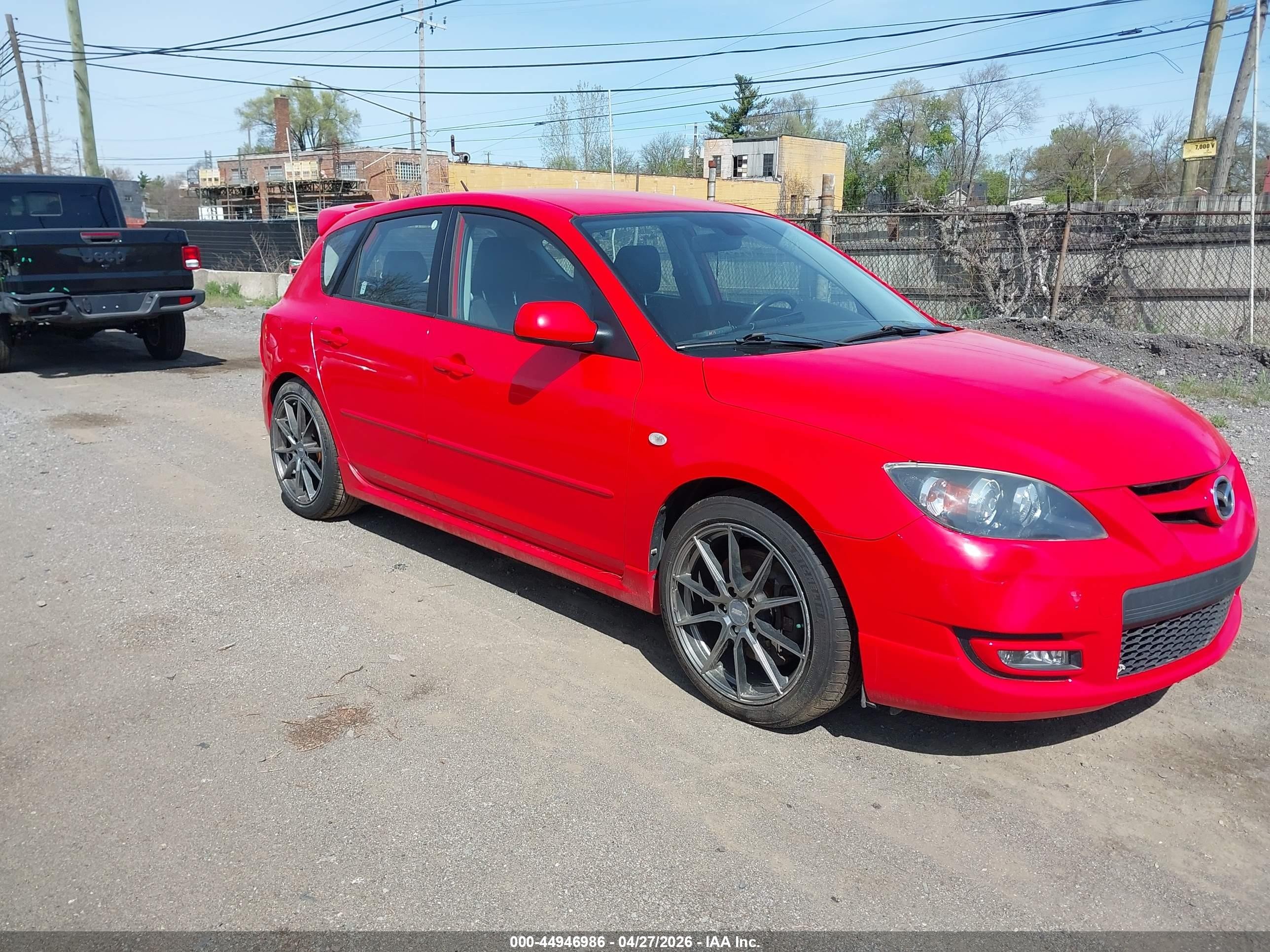 2009 Mazda 3 Mazdaspeed3 Sport, VIN JM1BK34L791239089 — Пресная вода