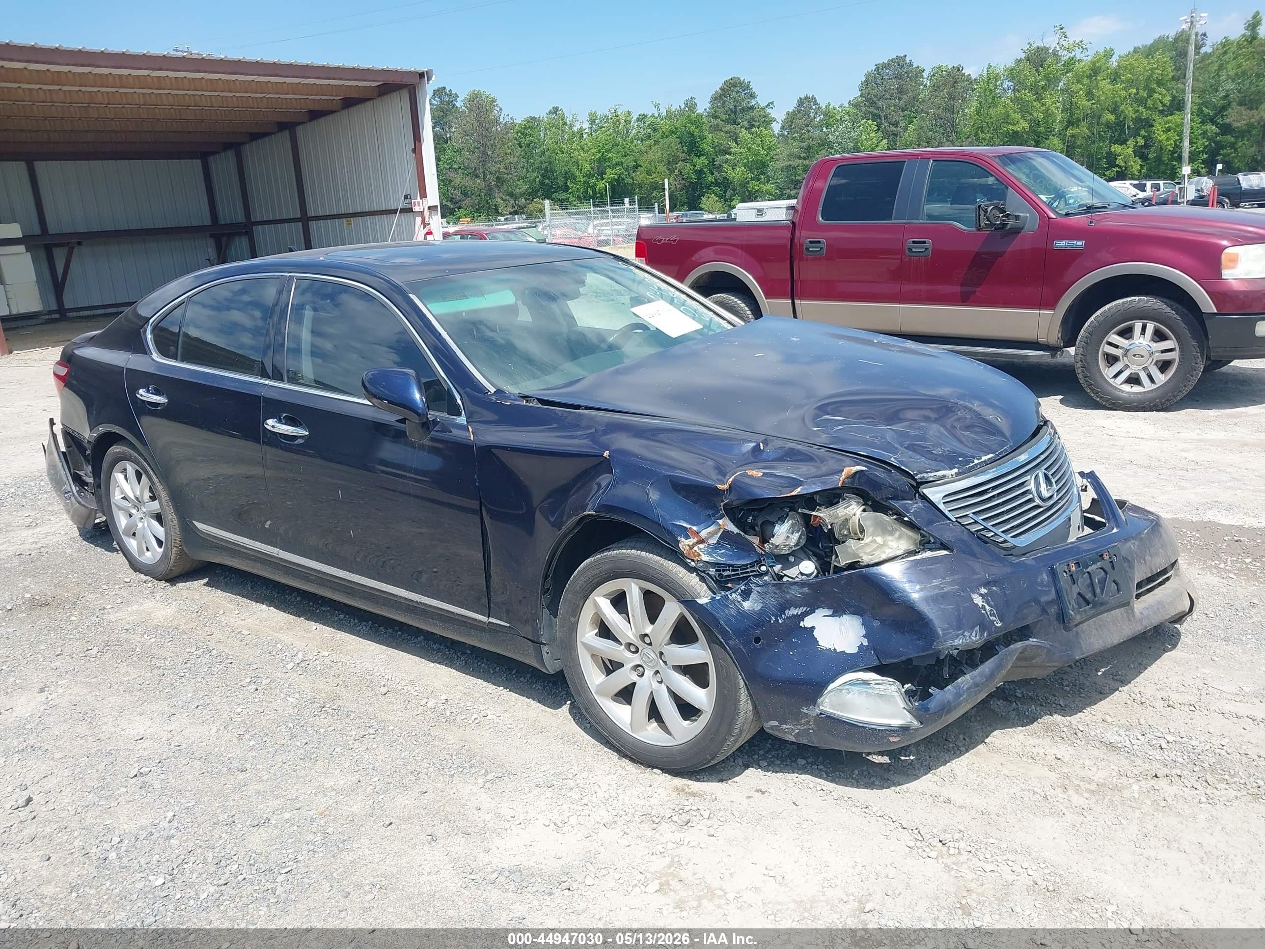 2008 Lexus LS 460, VIN JTHBL46F385075436 — Repossession