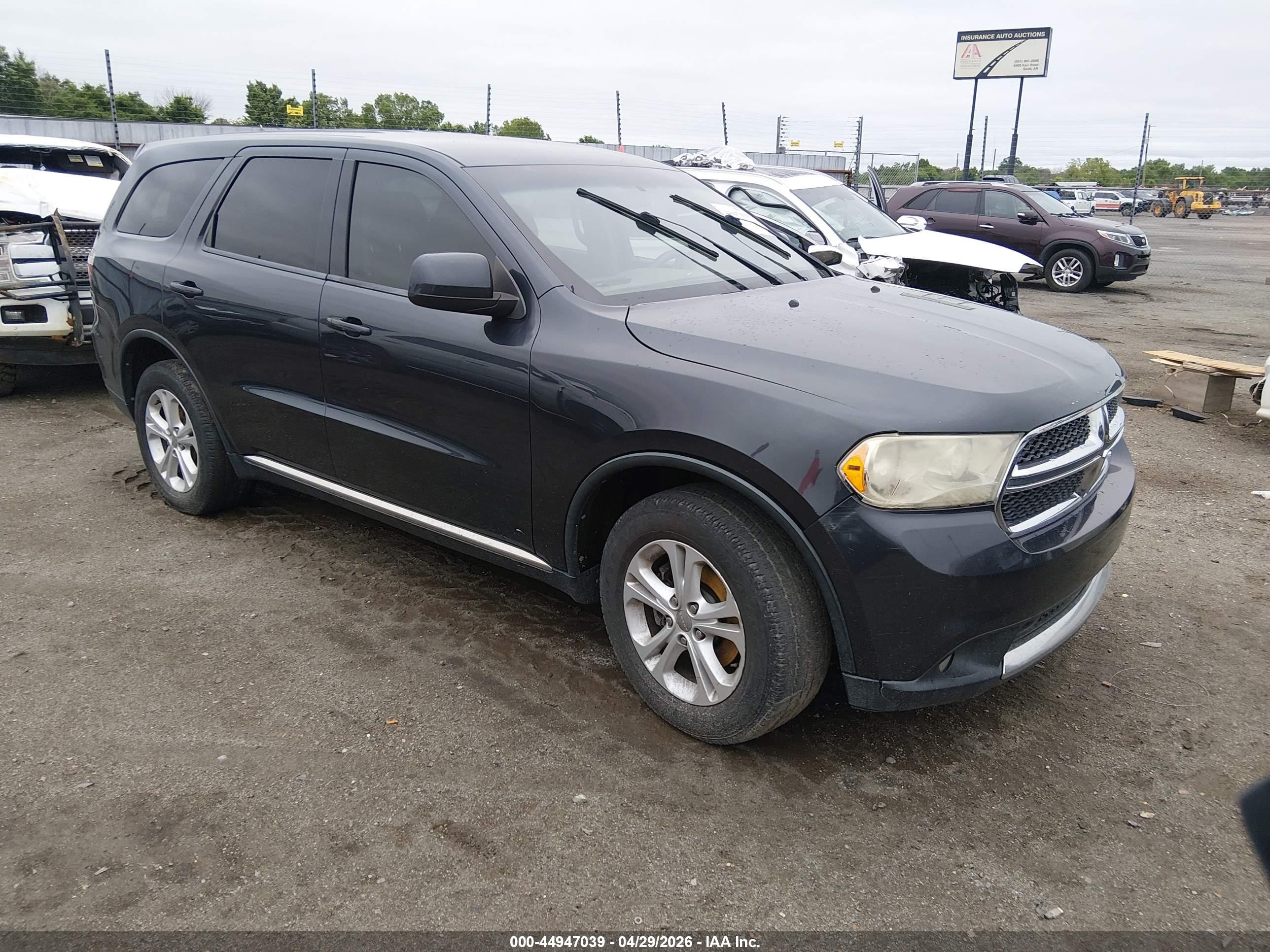 2013 Dodge Durango SXT, VIN 1C4RDHAG7DC617521 — Front end