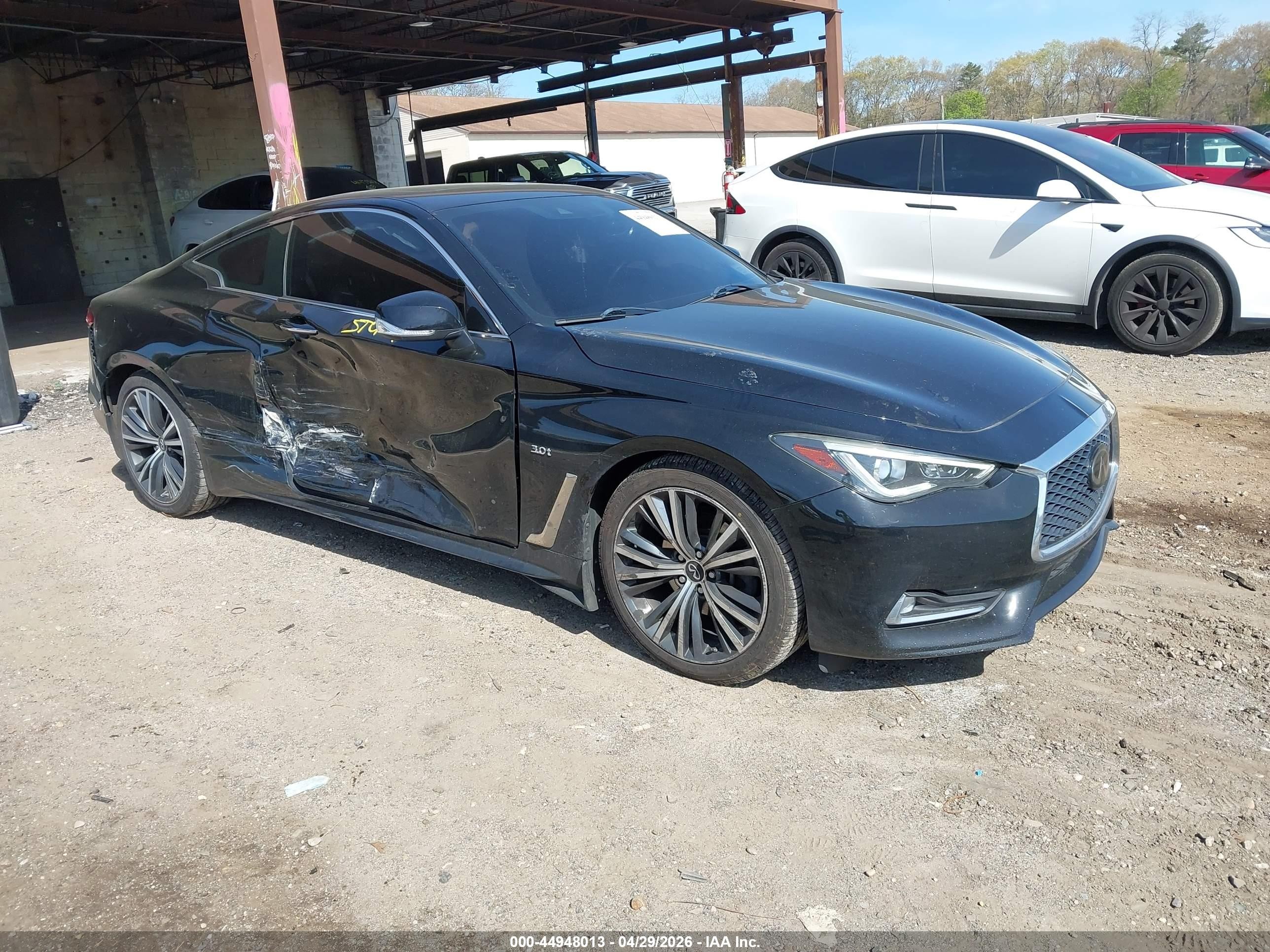 2020 Infiniti Q60 Luxe, VIN JN1EV7EL7LM380117 — Фото с аукциона 1 of 5