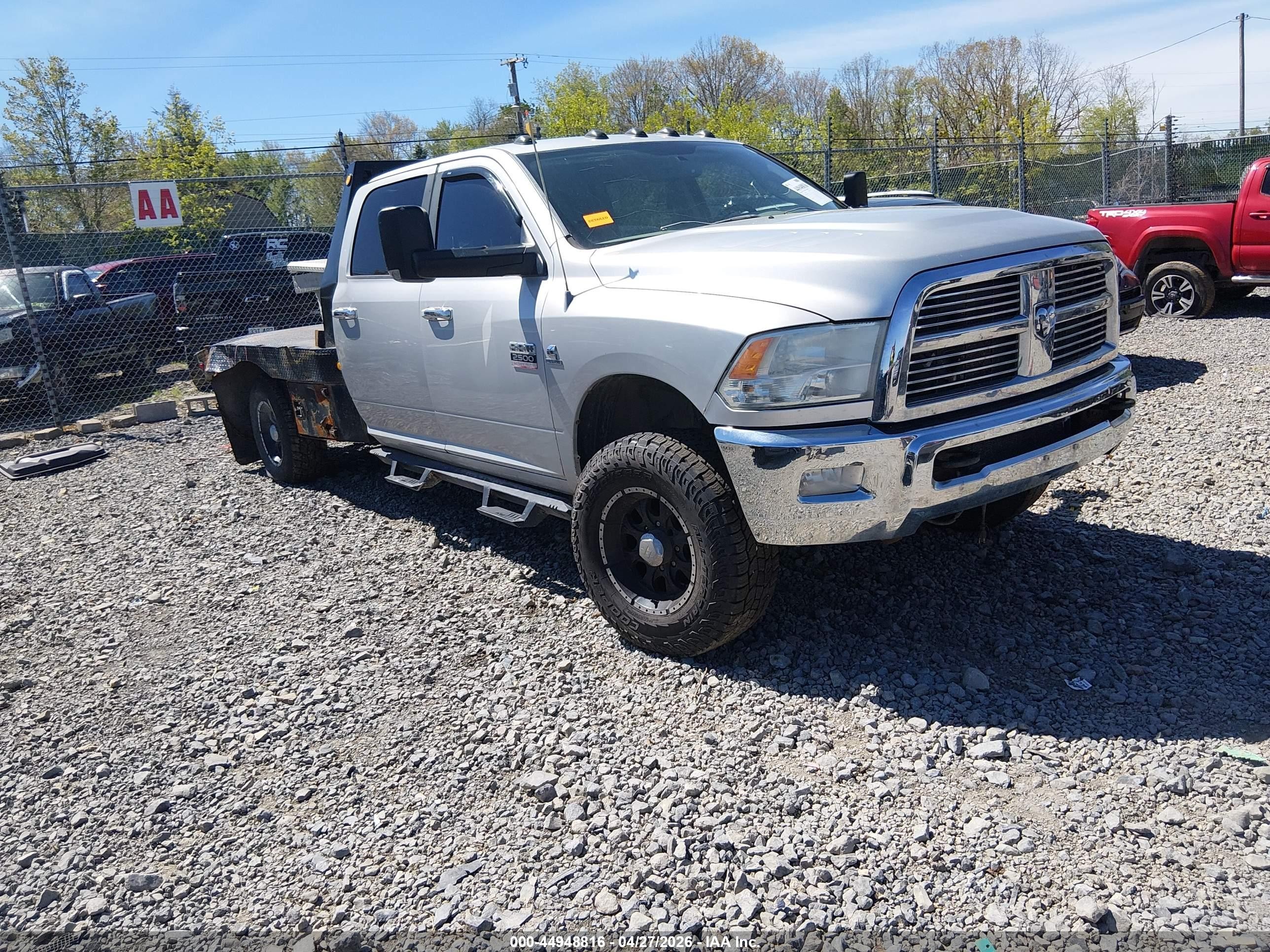 2010 Dodge 2500 SLT, VIN 3D7UT2CL7AG140463 — Rear end