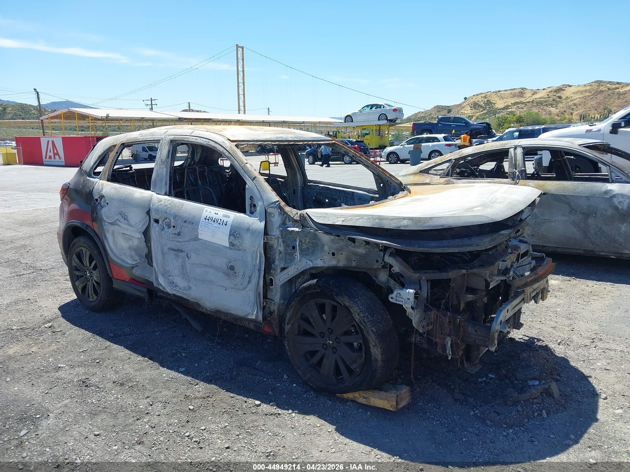 2024 Mitsubishi Outlander S, VIN JA4ARUAU9RU020623 — Burn