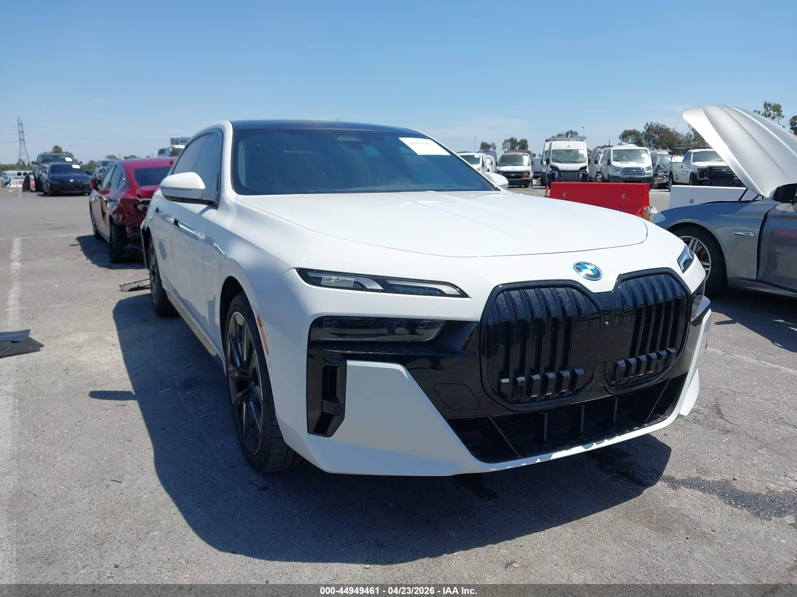 2024 BMW i7 eDrive50, VIN WBY43EJ01RCR00145 — Rear end
