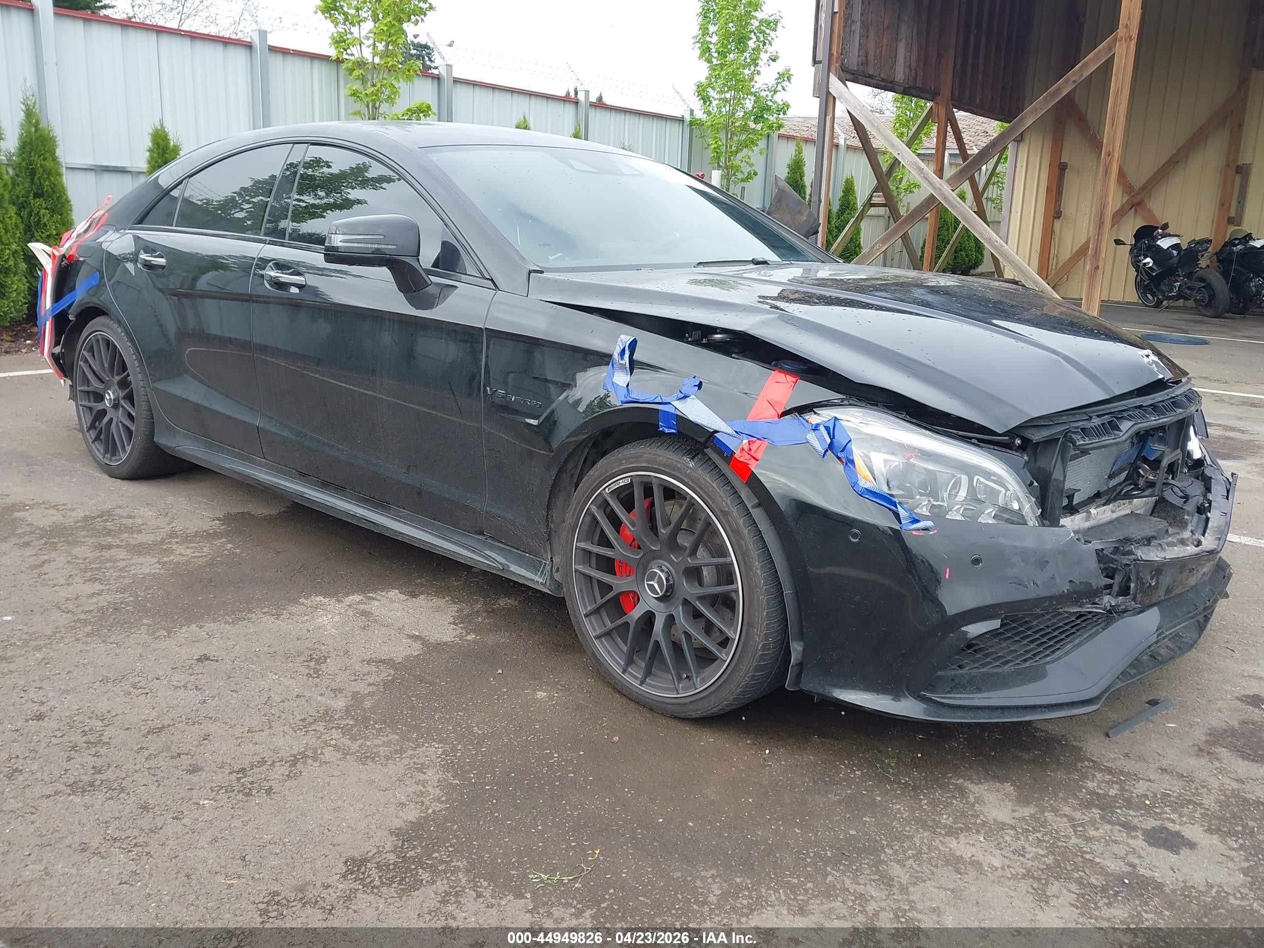 2017 Mercedes-Benz CLS AMG CLS 63 S, VIN WDDLJ7GB0HA201208 — Front end