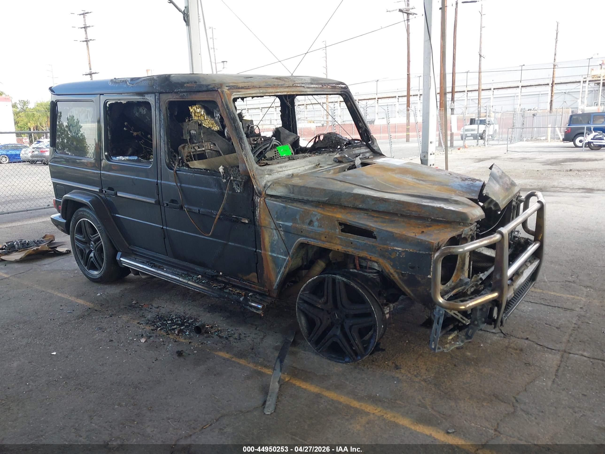 2018 Mercedes-Benz G 63 AMG, VIN WDCYC7DH1JX289377 — Burn