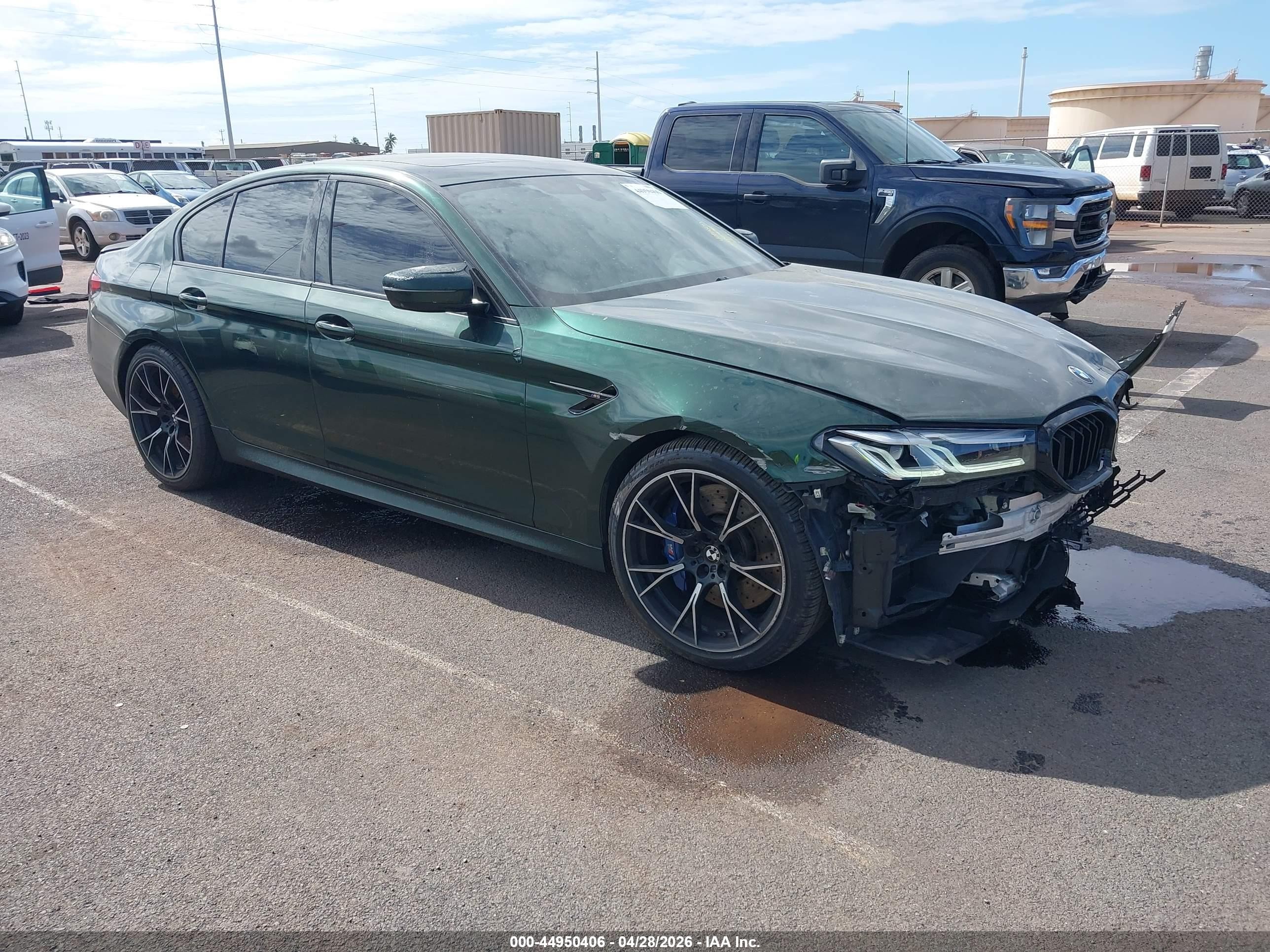 2021 BMW M5, VIN WBS83CH07MCG44403 — Front end