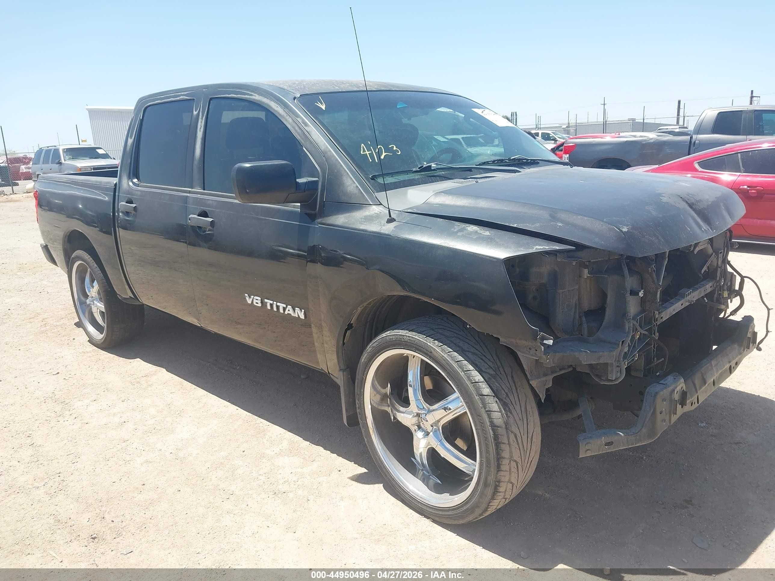 2009 Nissan Titan XE, VIN 1N6AA07D19N303201 — Front end