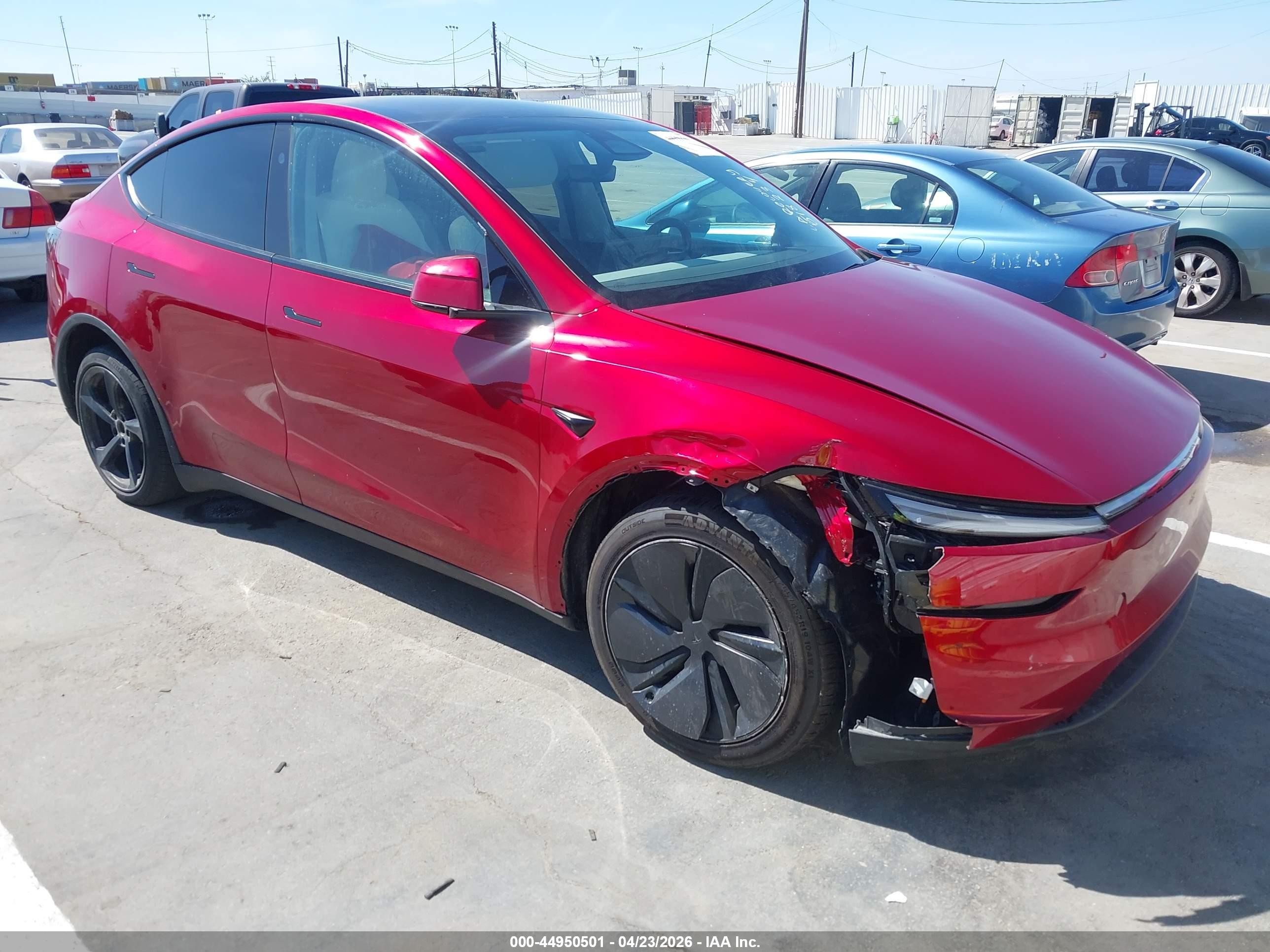 2026 Tesla Model Y Long Range, VIN 7SAYGDED2TF518234 — Repossession
