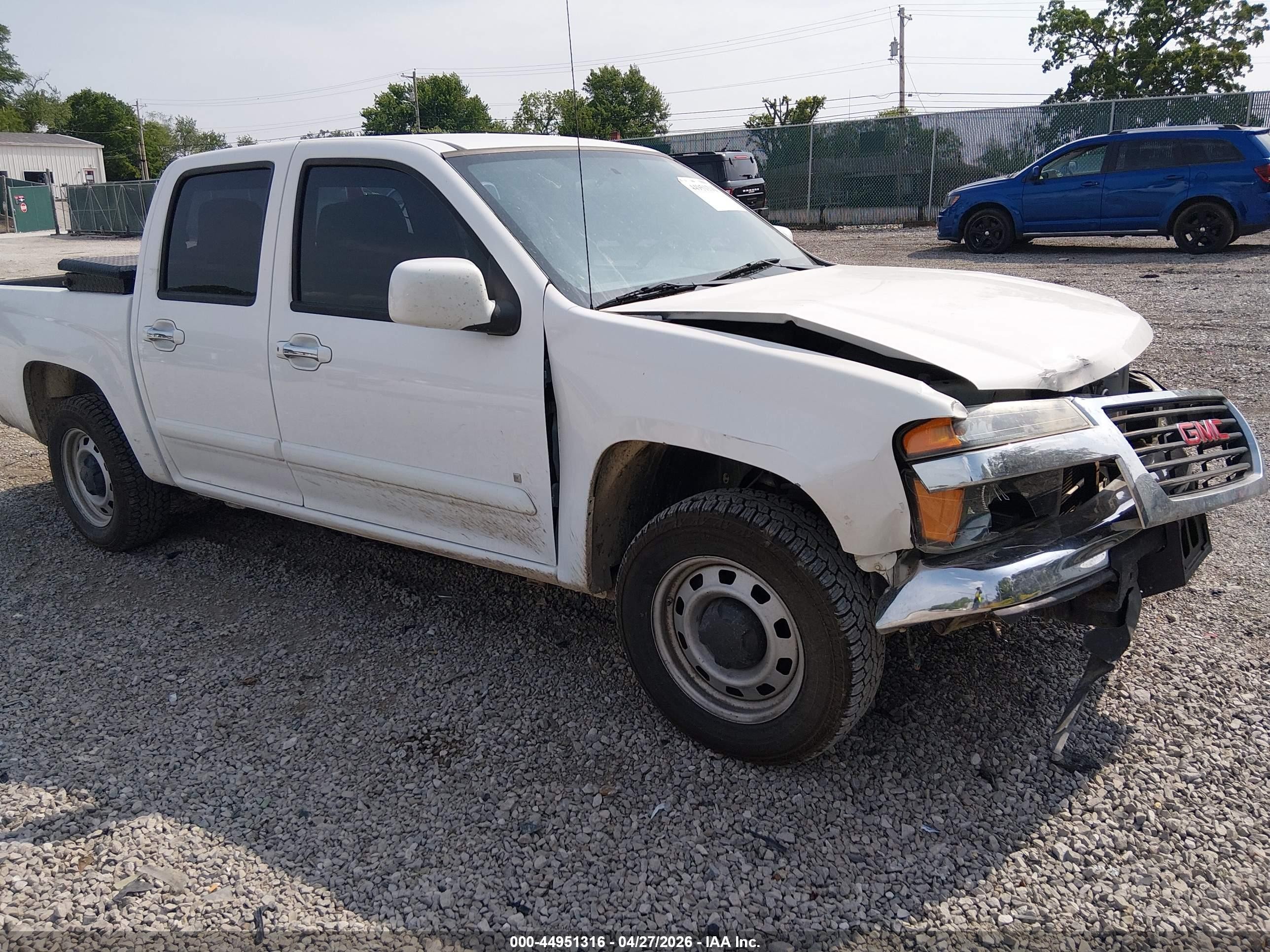 2009 GMC Canyon SLE2, VIN 1GTCS13E598149037 — Front end