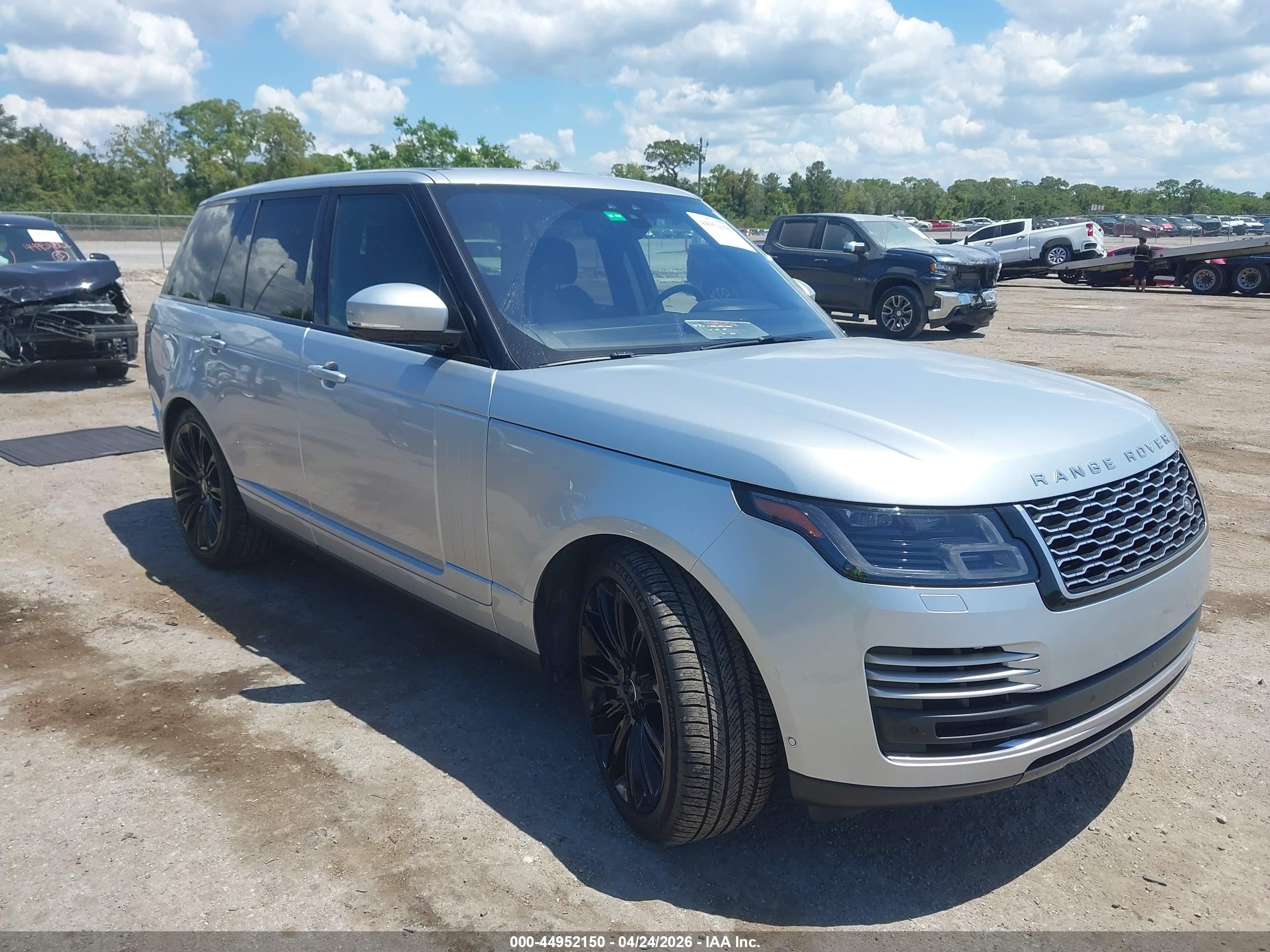 2019 Land Rover Range Rover, VIN SALGS2RE7KA567122 — Water / flood