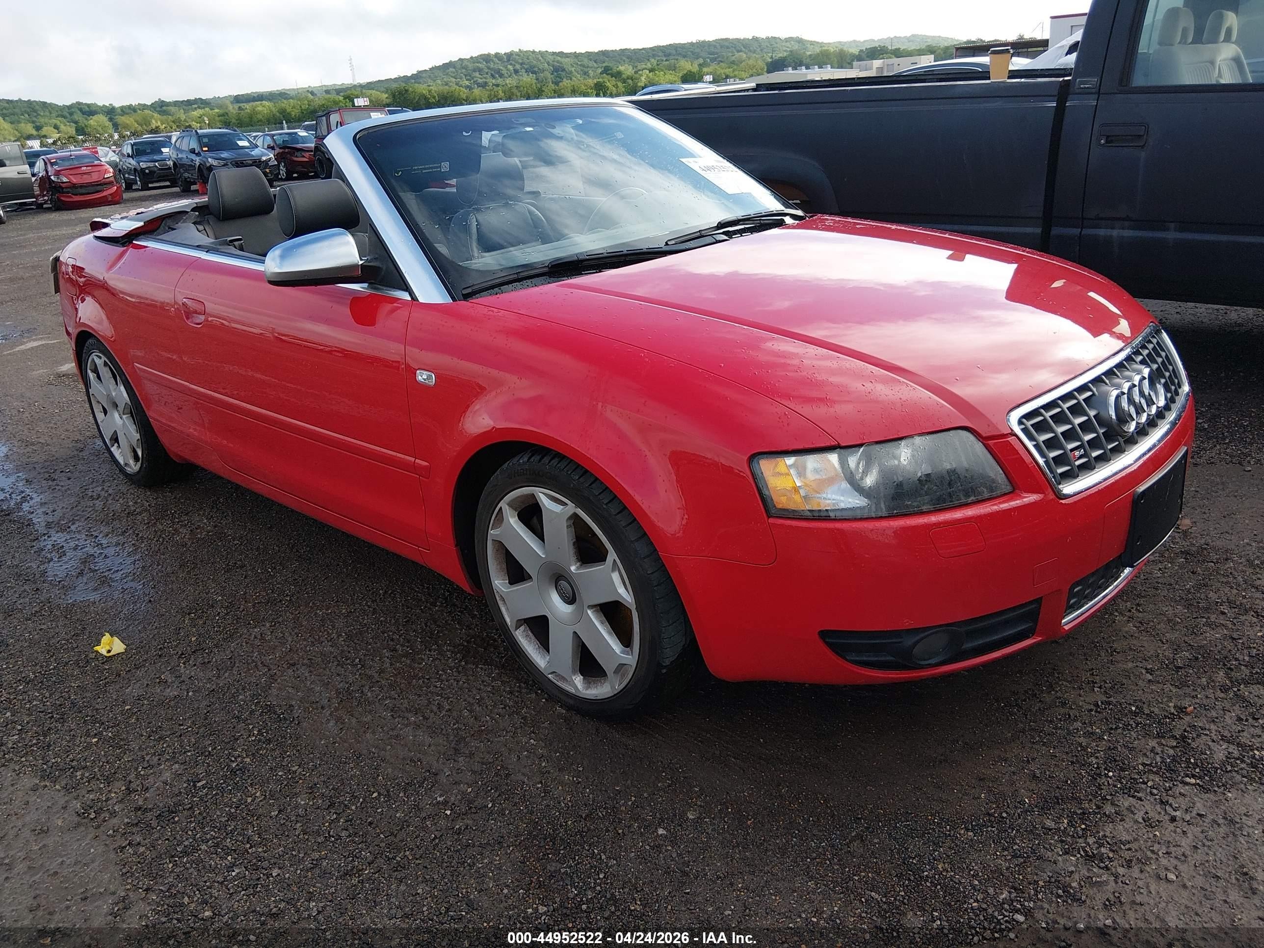 2004 Audi S4, VIN WUARL48H64K900771 — Зад