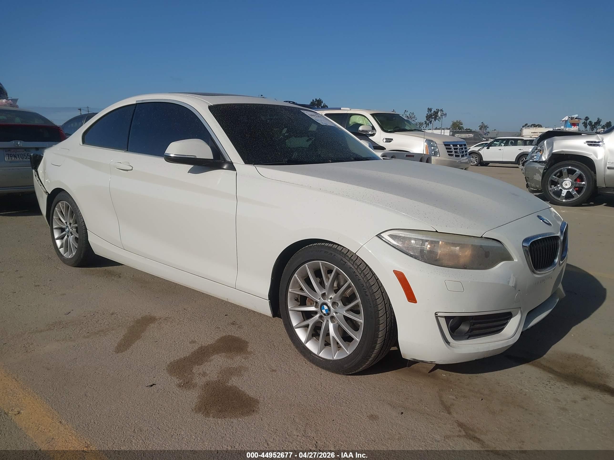 2014 BMW 2 Series 228i, VIN WBA1F5C50EVV98864 — Rear end