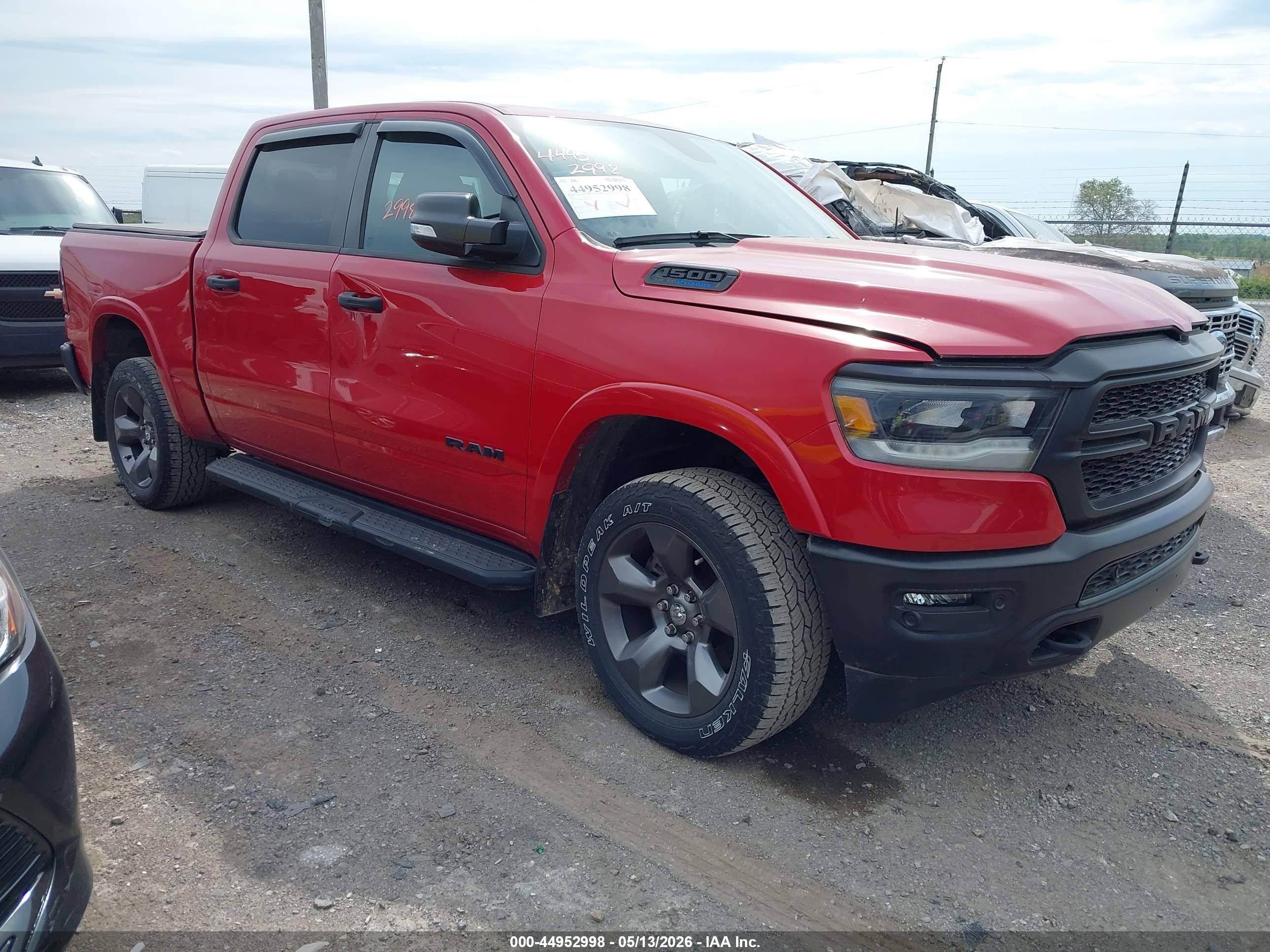 2022 Ram 1500 Lone Star, VIN 1C6SRFFT8NN243785 — Repossession