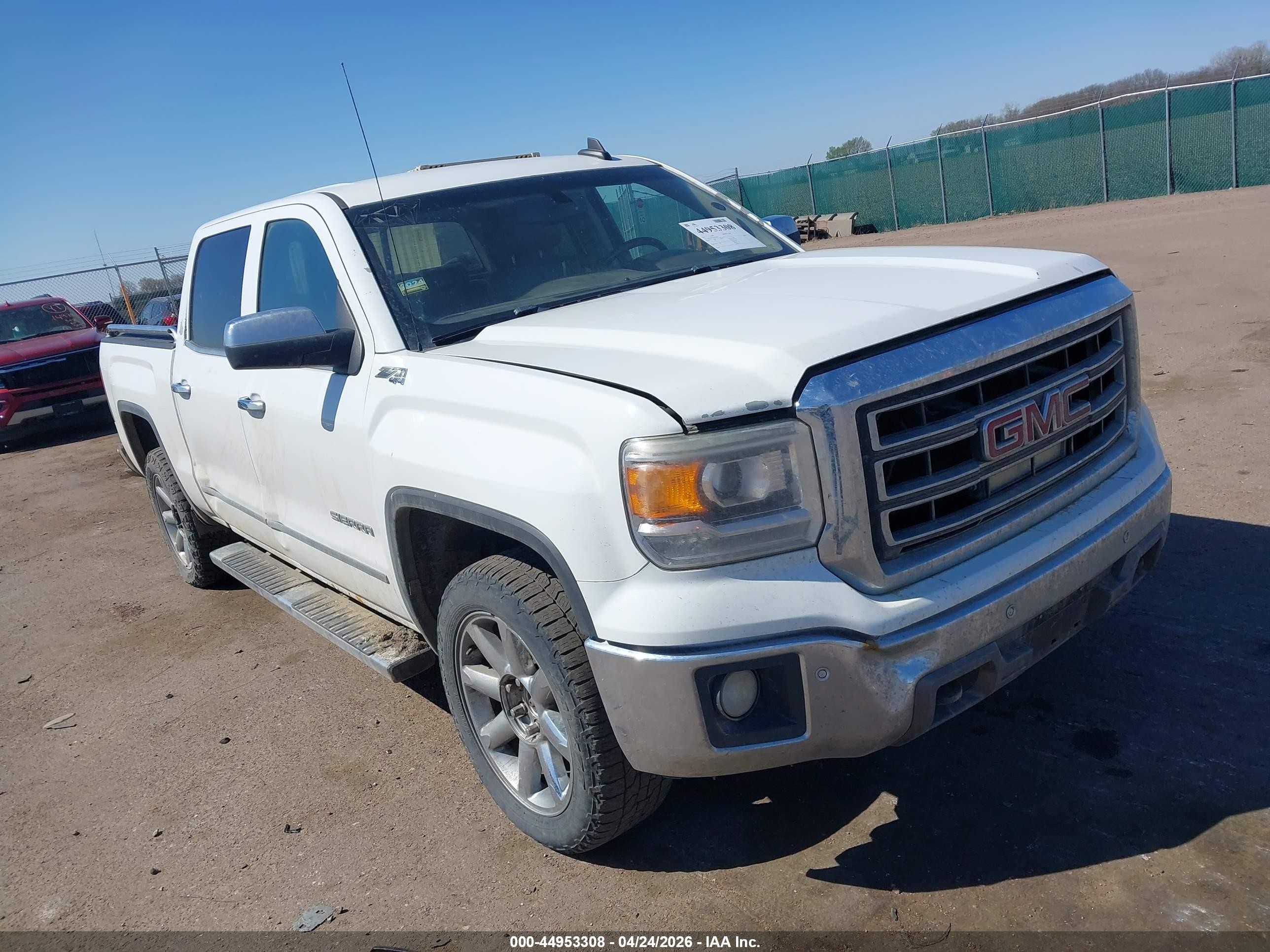 2015 GMC Sierra 1500 SLT, VIN 3GTU2VEC5FG118626 — Not stated