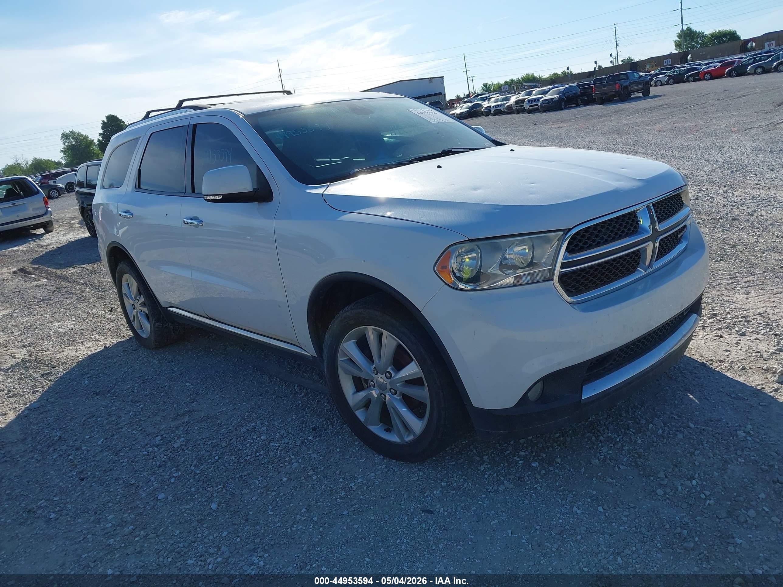 2013 Dodge Durango Crew, VIN 1C4RDJDG7DC698507 — Rear end