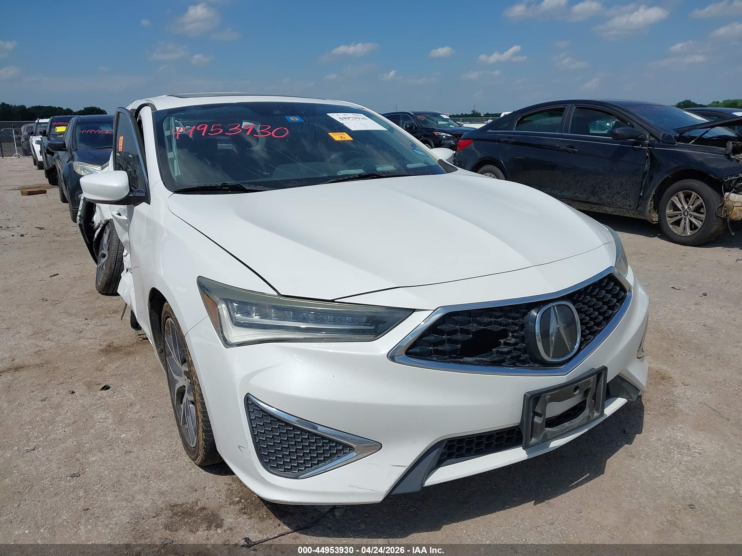 2019 Acura ILX Premium, VIN 19UDE2F78KA007831 — Biohazard / chemical