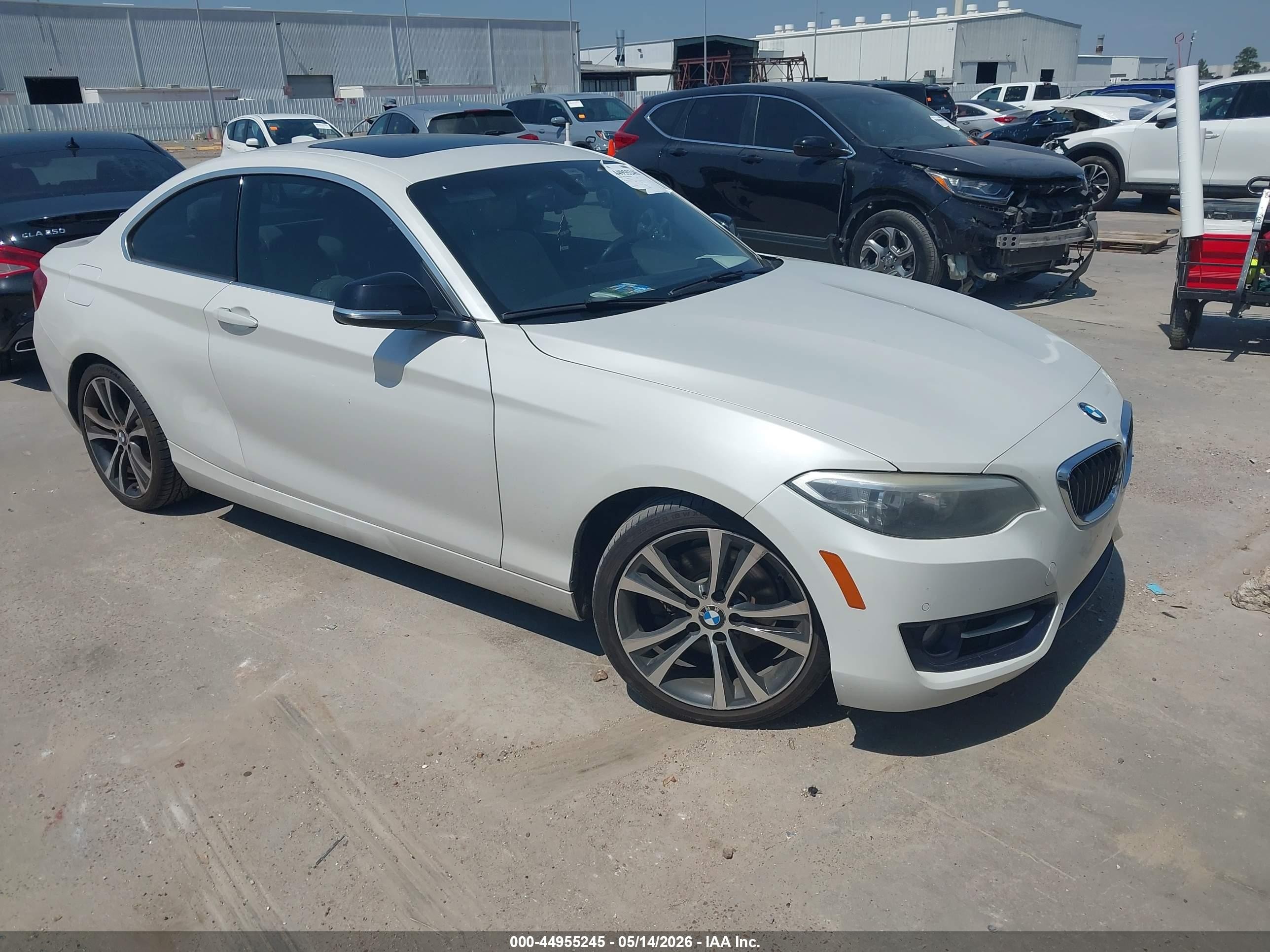 2014 BMW 2 Series 228i, VIN WBA1F5C59EV255972 — Water / flood