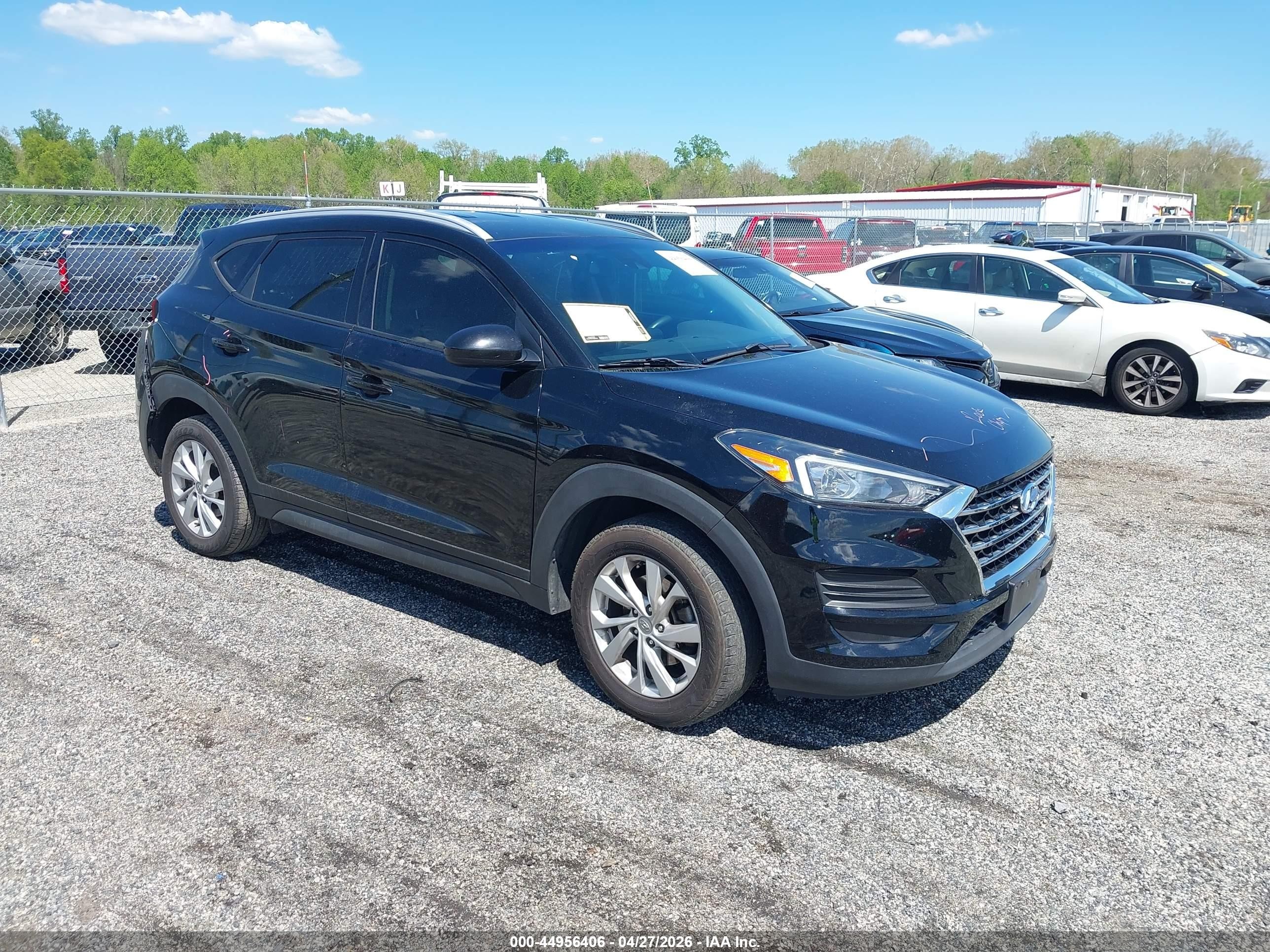 2020 Hyundai Tucson Value, VIN KM8J3CA41LU094896 — Rear end