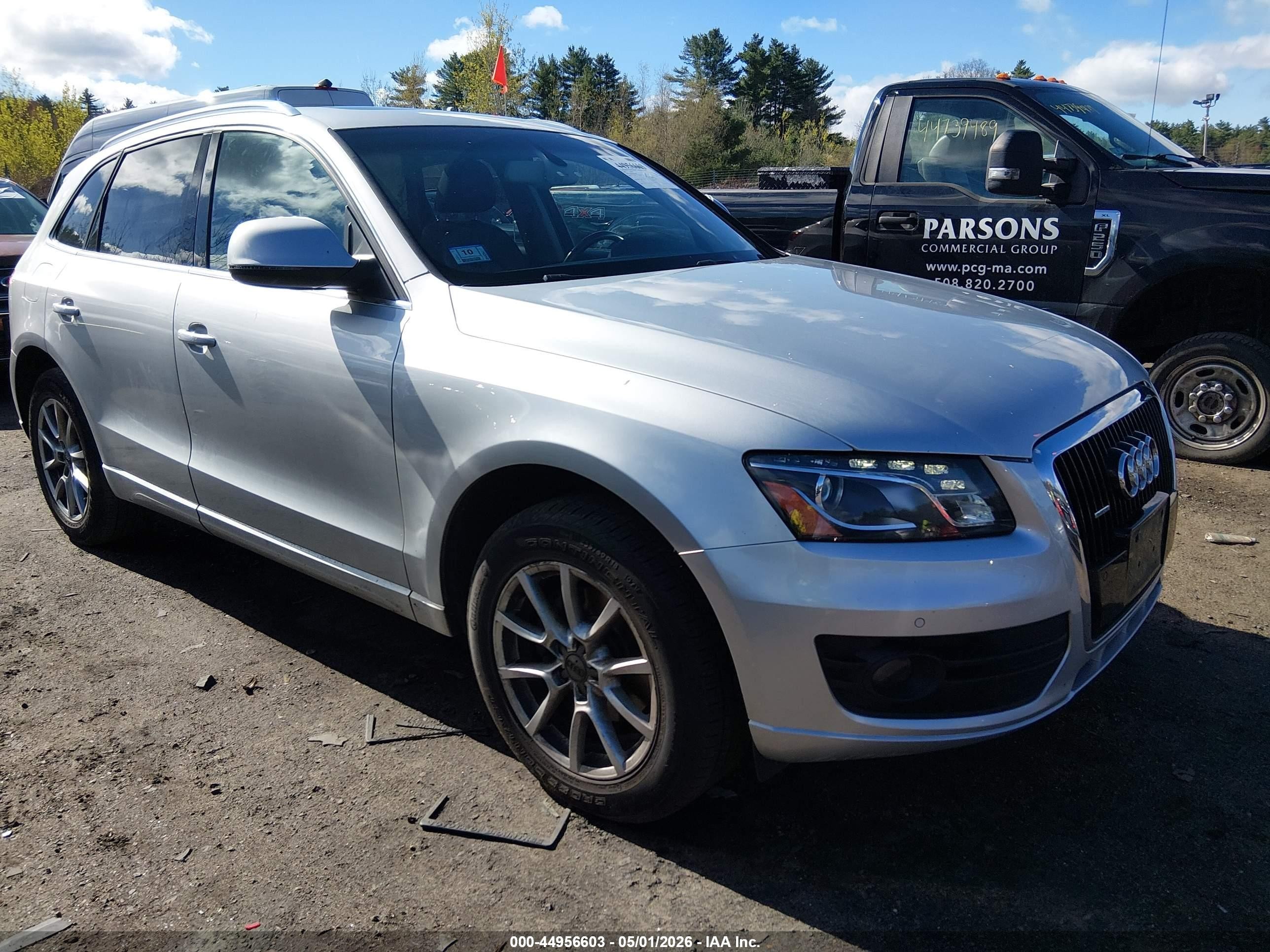 2009 Audi Q5 Premium, VIN WA1KK78R59A049016 — Rear end