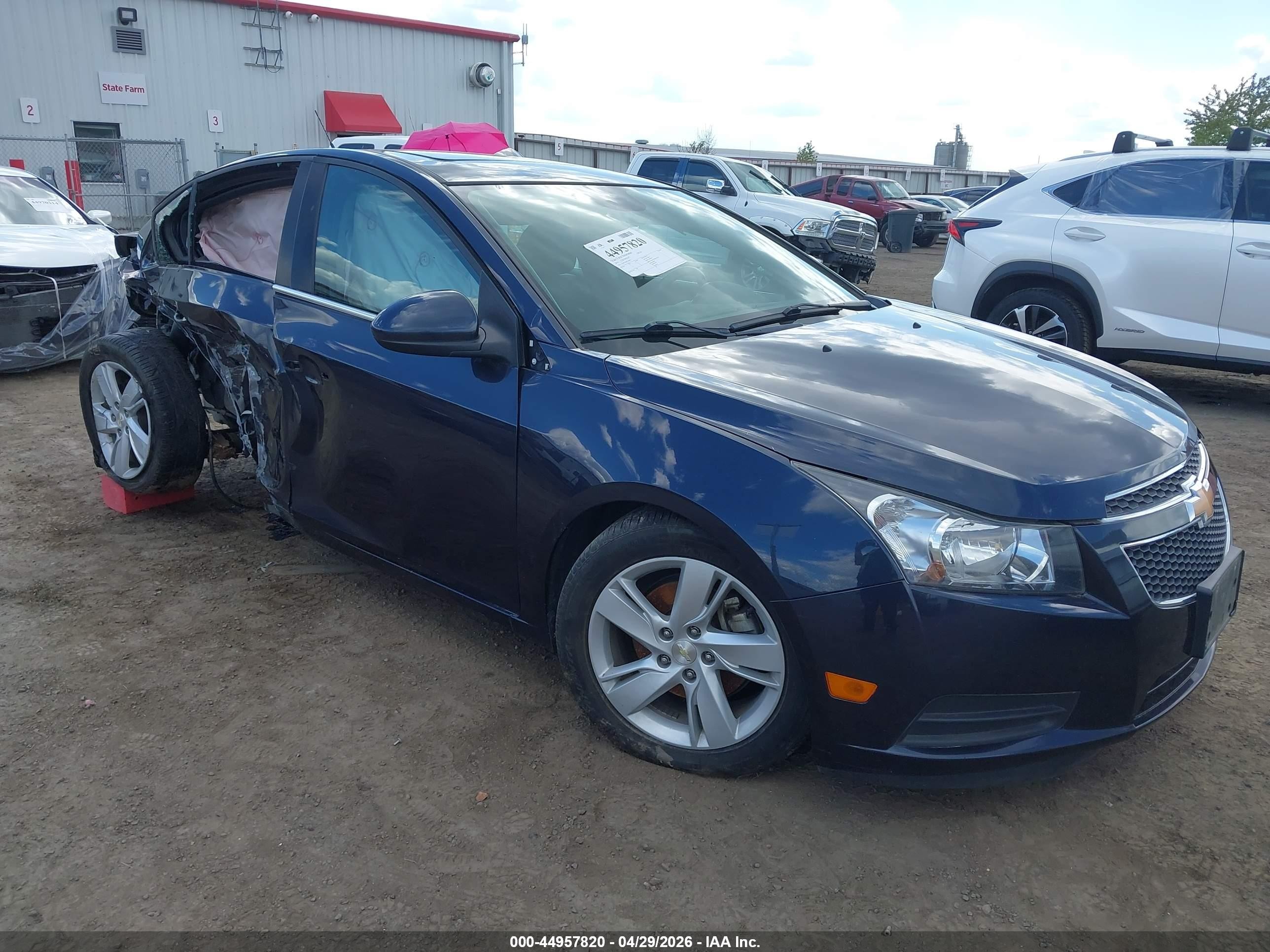 2014 Chevrolet Cruze Diesel, VIN 1G1P75SZ8E7396415 — Rear end