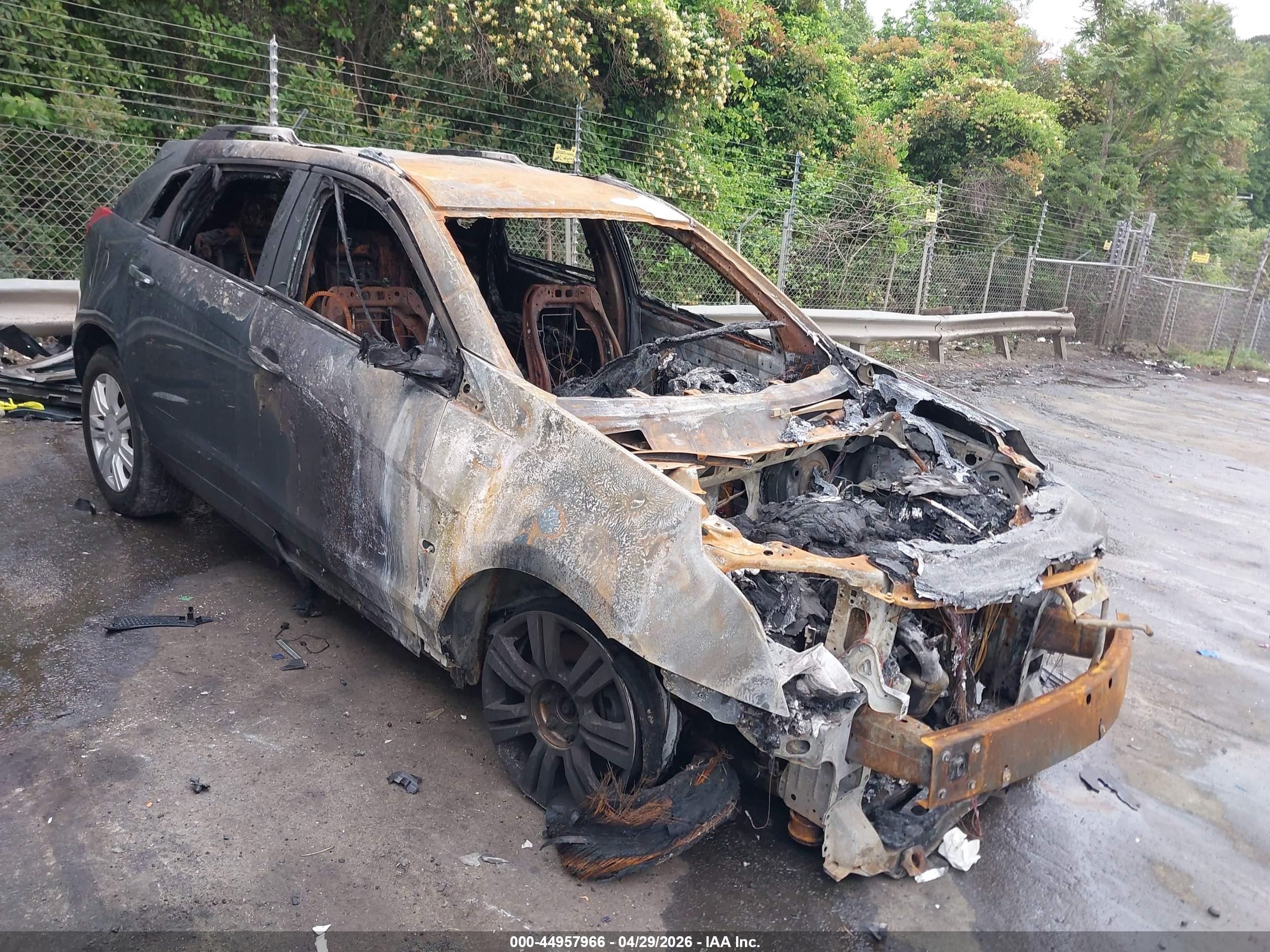2010 Cadillac SRX, VIN 3GYFNGEY9AS522729 — Burn