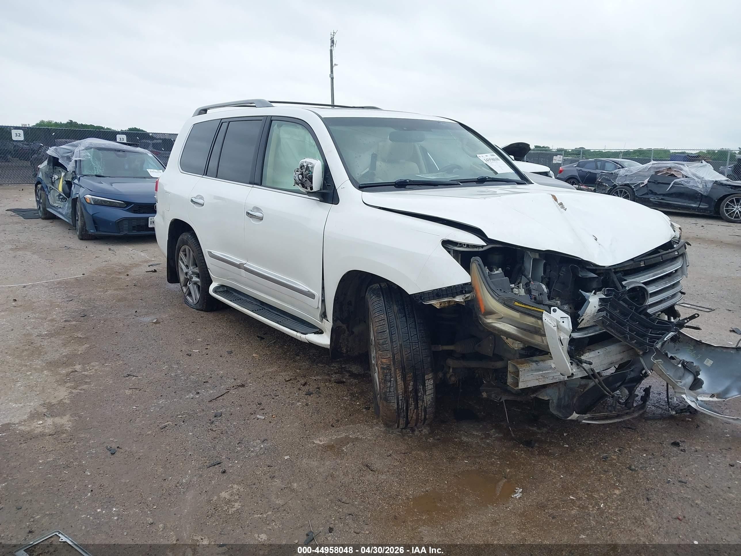 2015 Lexus LX 570, VIN JTJHY7AX6F4163816 — Biohazard / chemical
