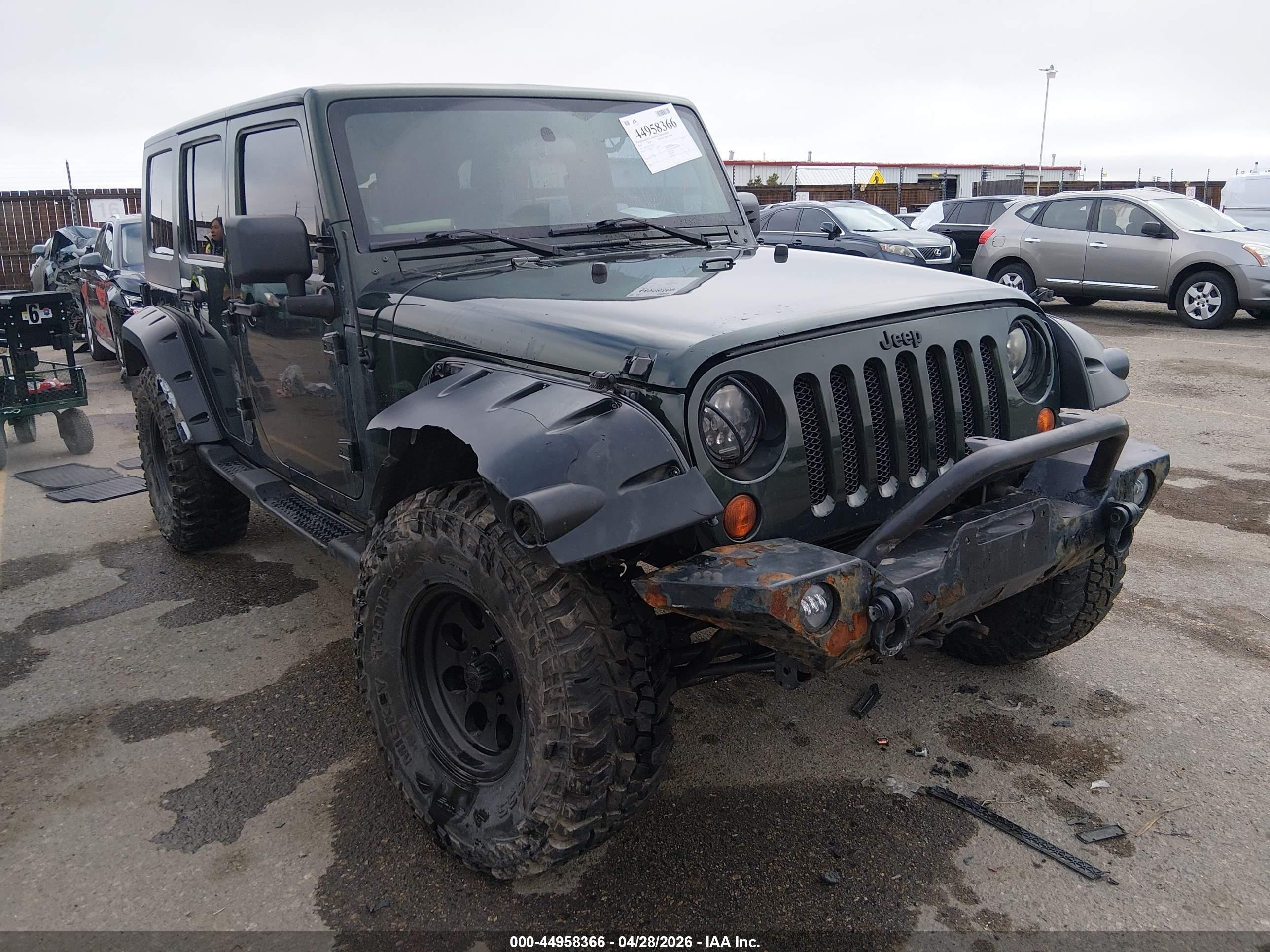 2010 Jeep Wrangler Unlimited Sahara, VIN 1J4HA5H18AL159143 — Undercarriage