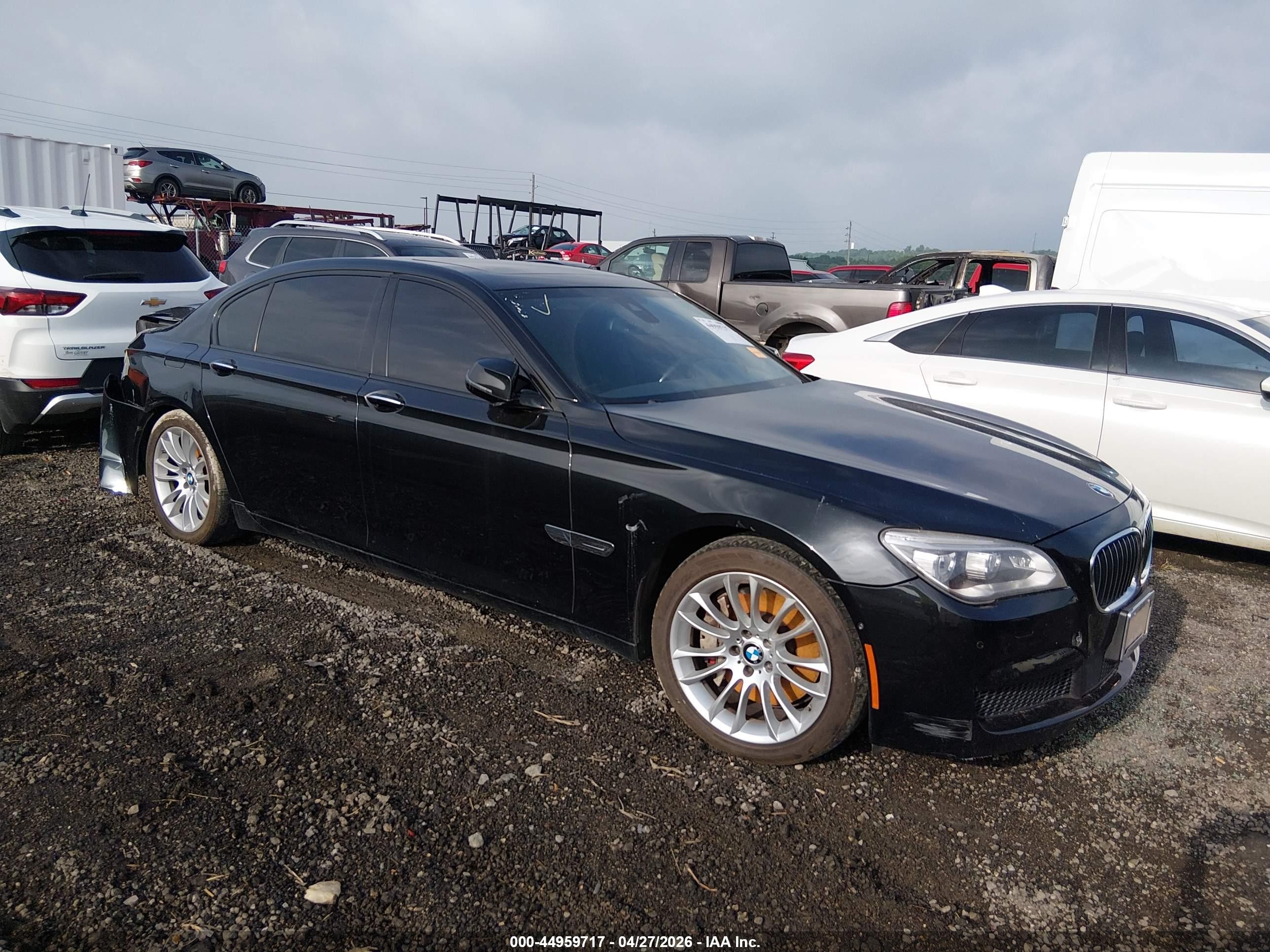 2015 BMW 7 Series 750Li xDrive, VIN WBAYF8C57FD654550 — Rear end