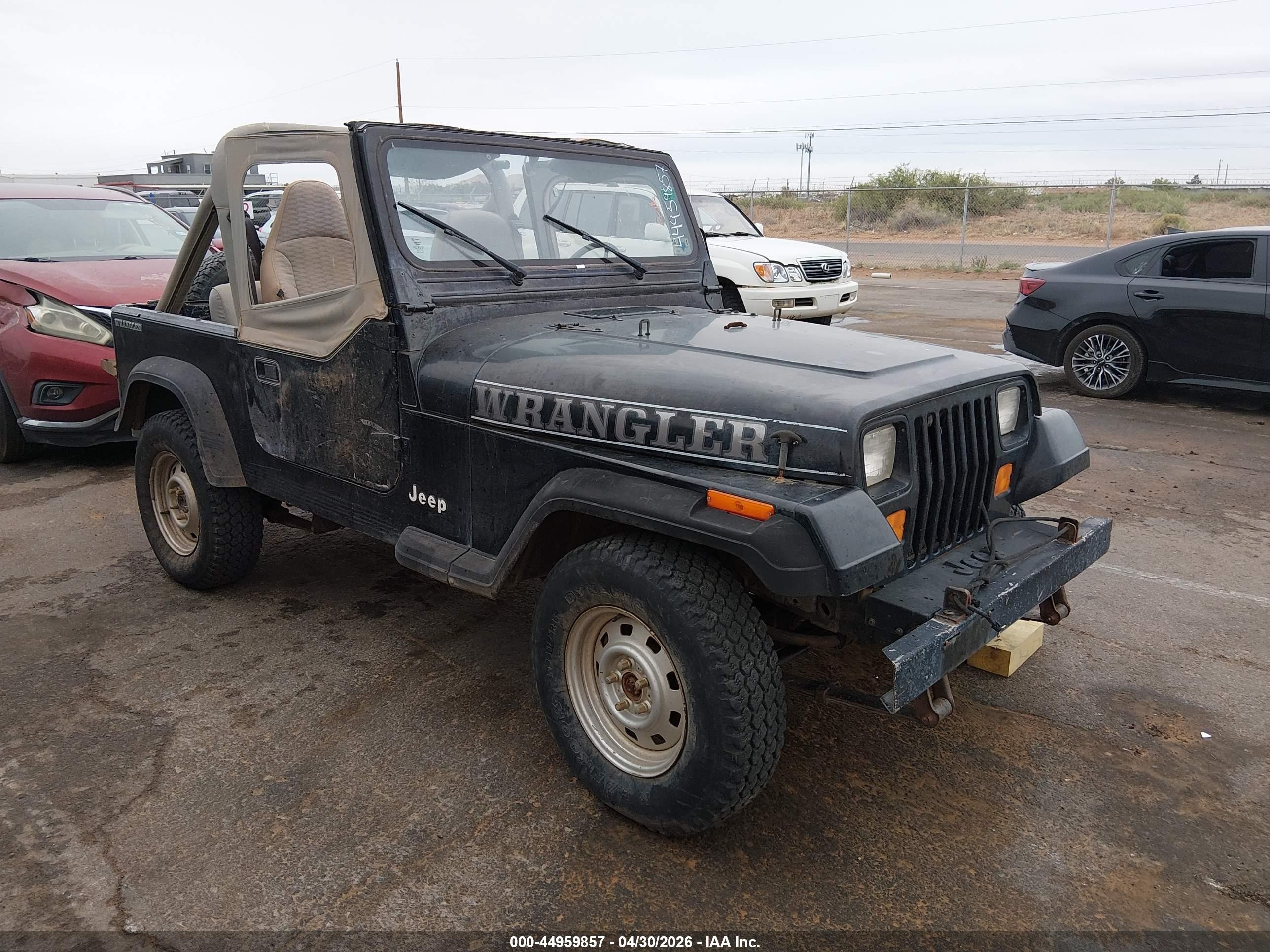1989 Jeep Wrangler S, VIN 2J4FY19E5KJ169262 — Normal wear