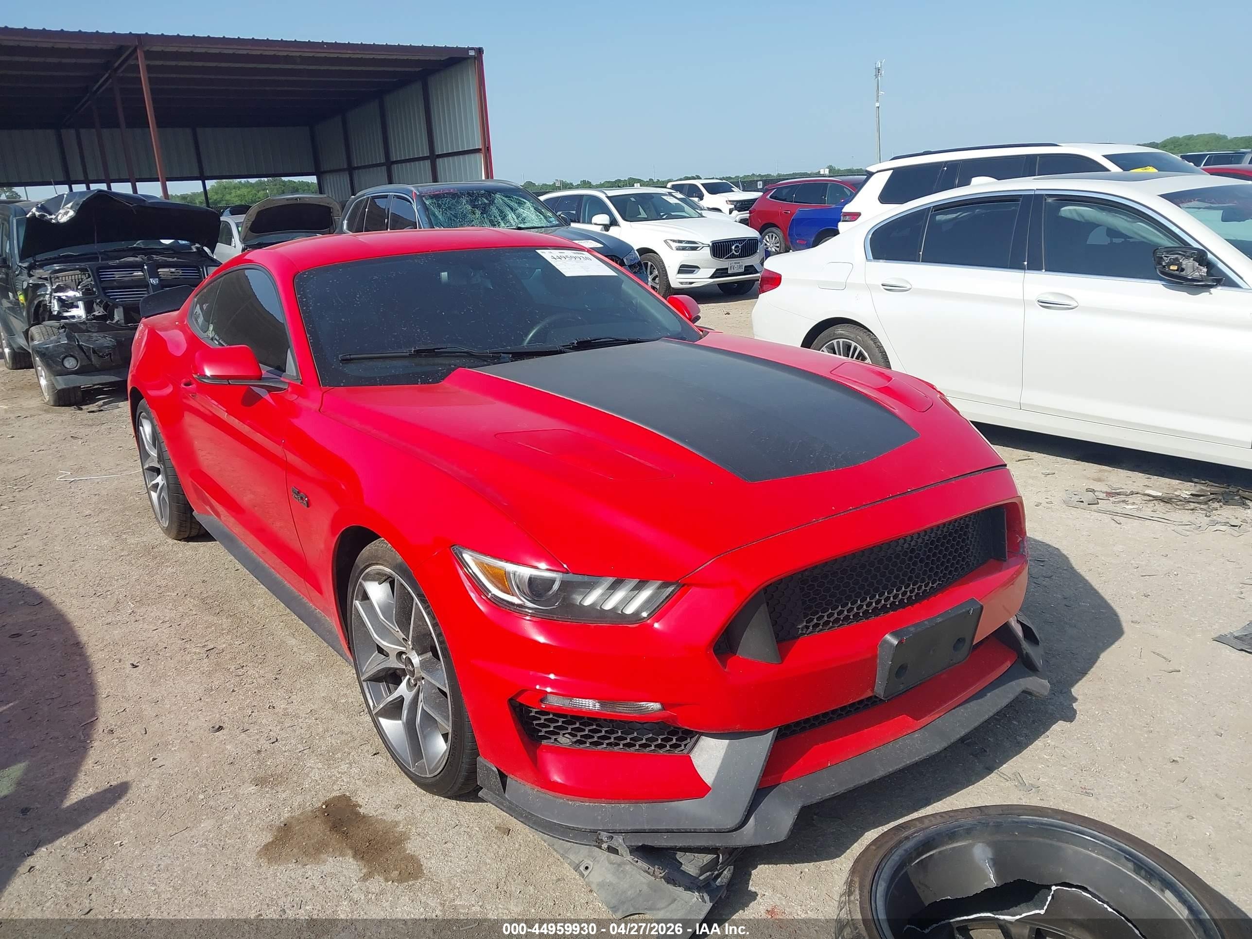 2015 Ford Mustang GT Premium, VIN 1FA6P8CF4F5407941 — Front end